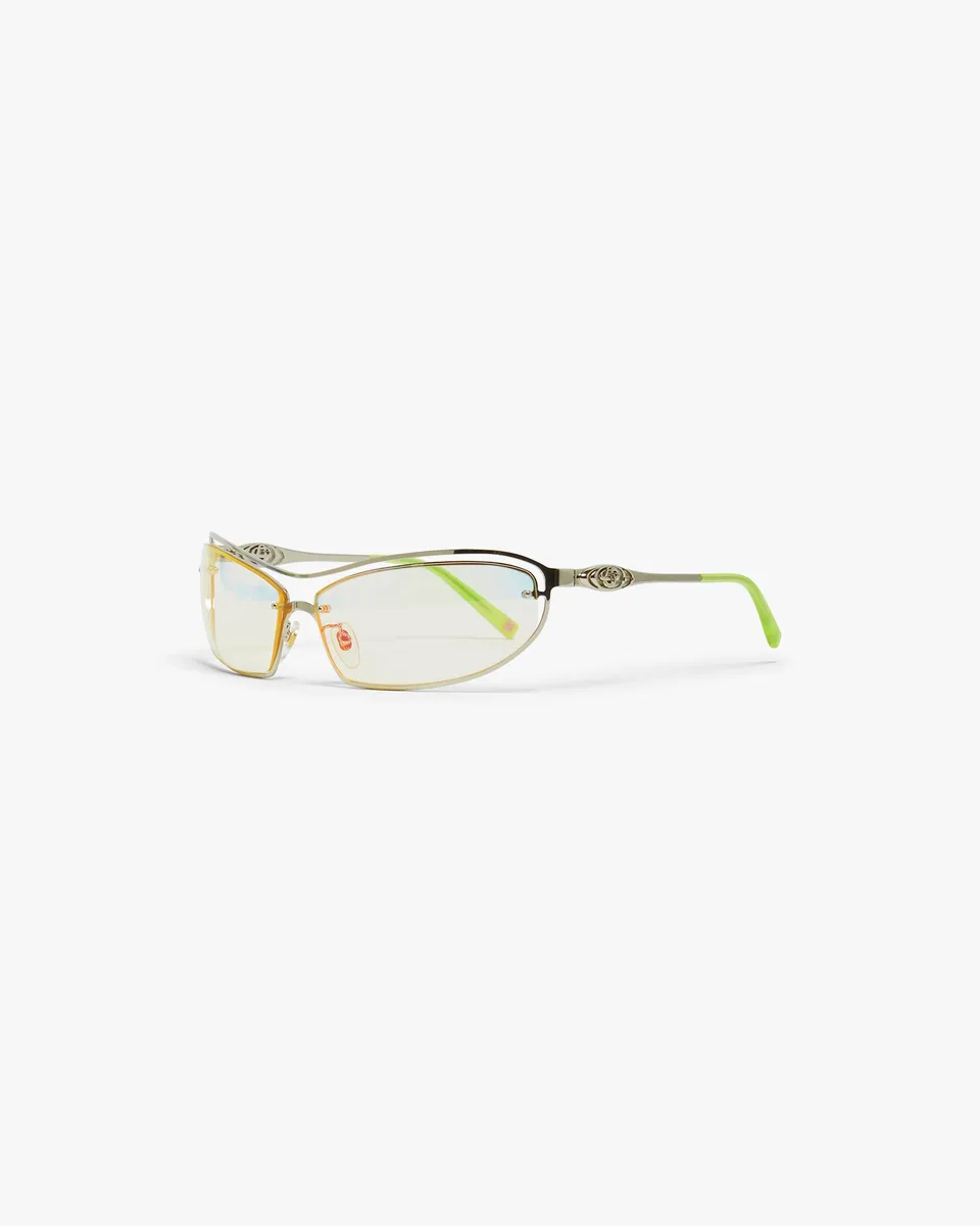 Casablanca Spiral occhiali da sole verdi acetato
