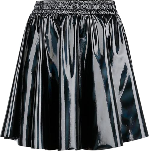 Gothicana by EMP gonna corta donna nera olografica