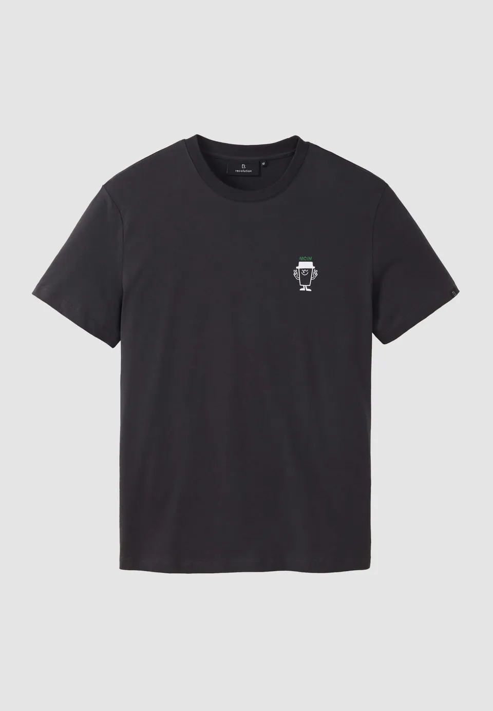Recolution Agave Moin Coffee t-shirt nero cotone bio