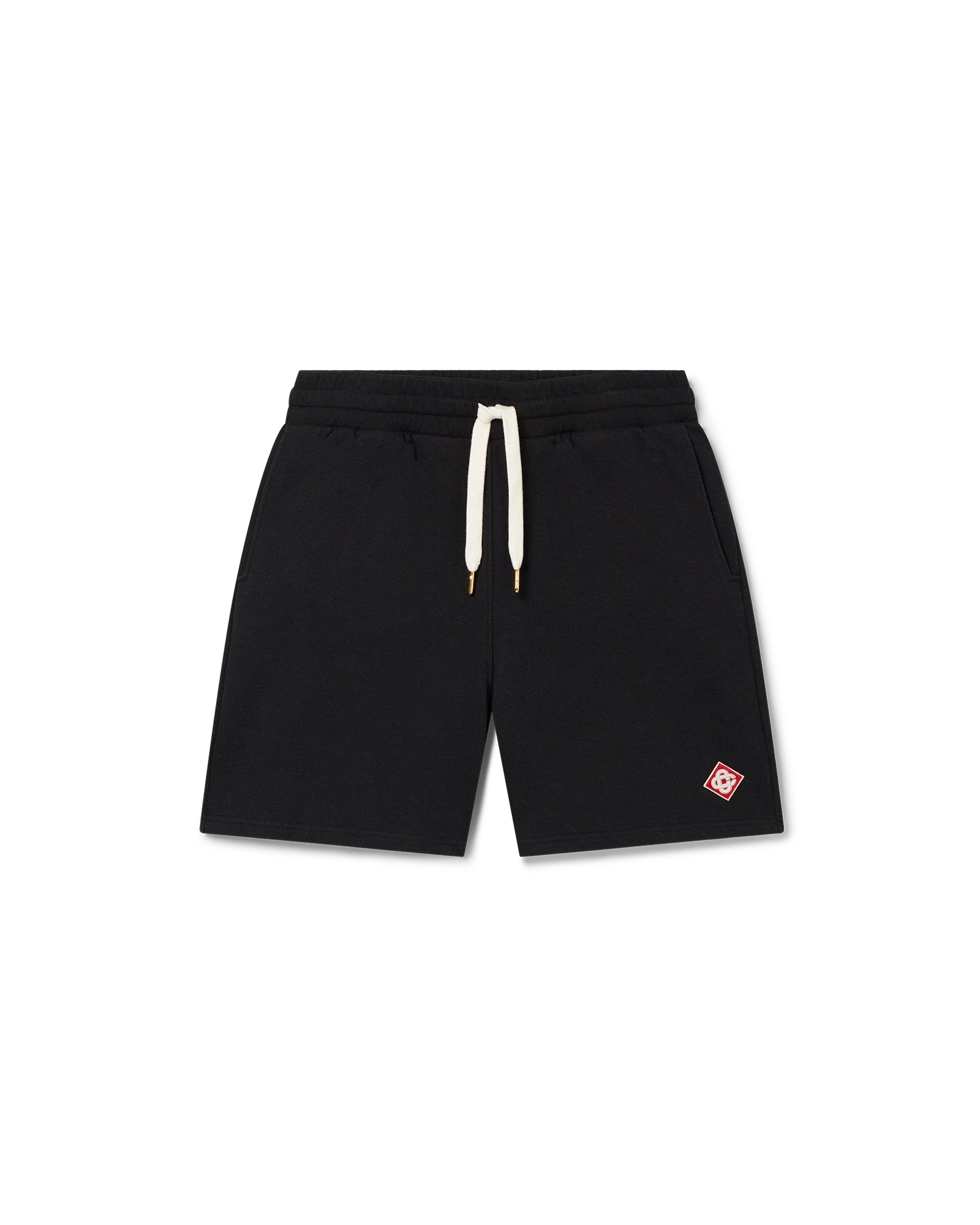 Casablanca Diamond Logo pantaloncini neri cotone