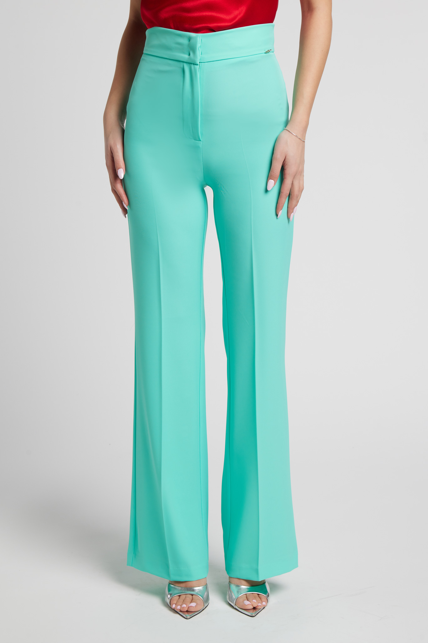 Sarah Chole 26996 Manofluida pantaloni fluidi elasticizzati