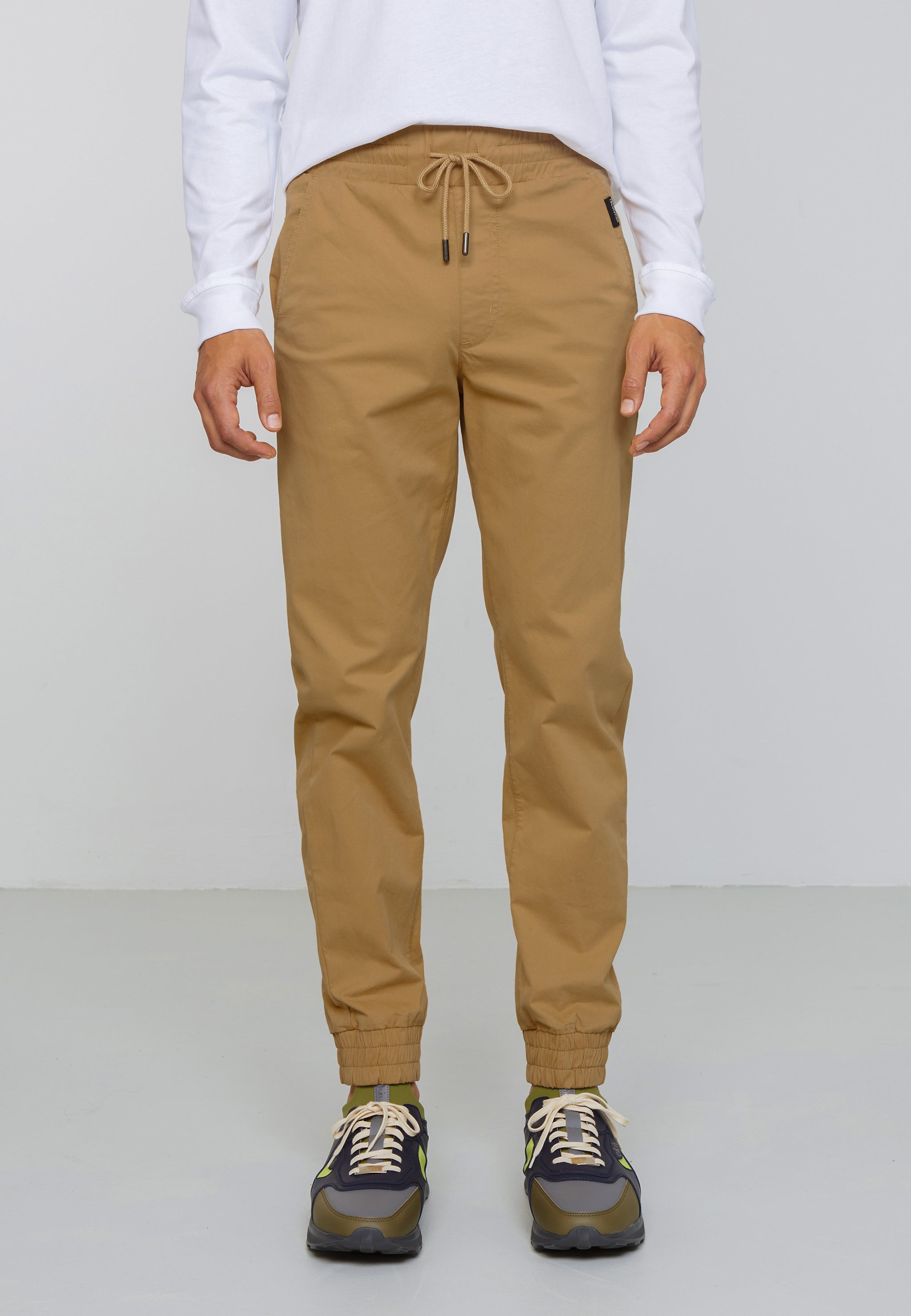 Recolution Musa pantaloni chino dark sand cotone bio