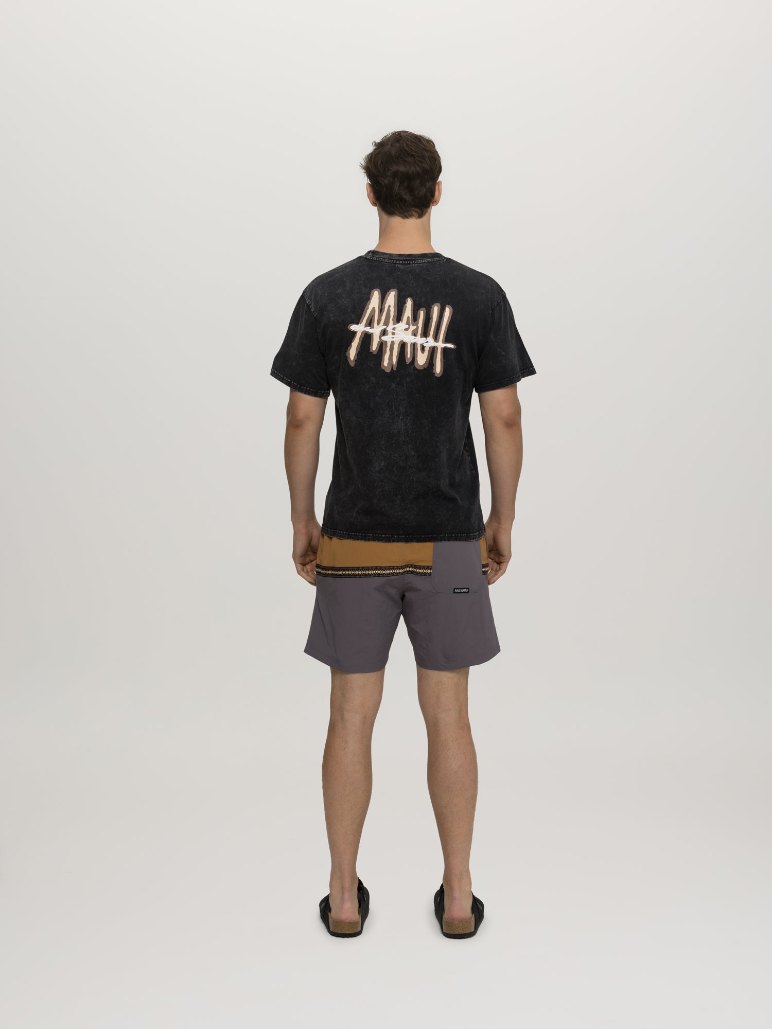 Maui and Sons Maui Tag Boxy Fit T-Shirt maglietta nera