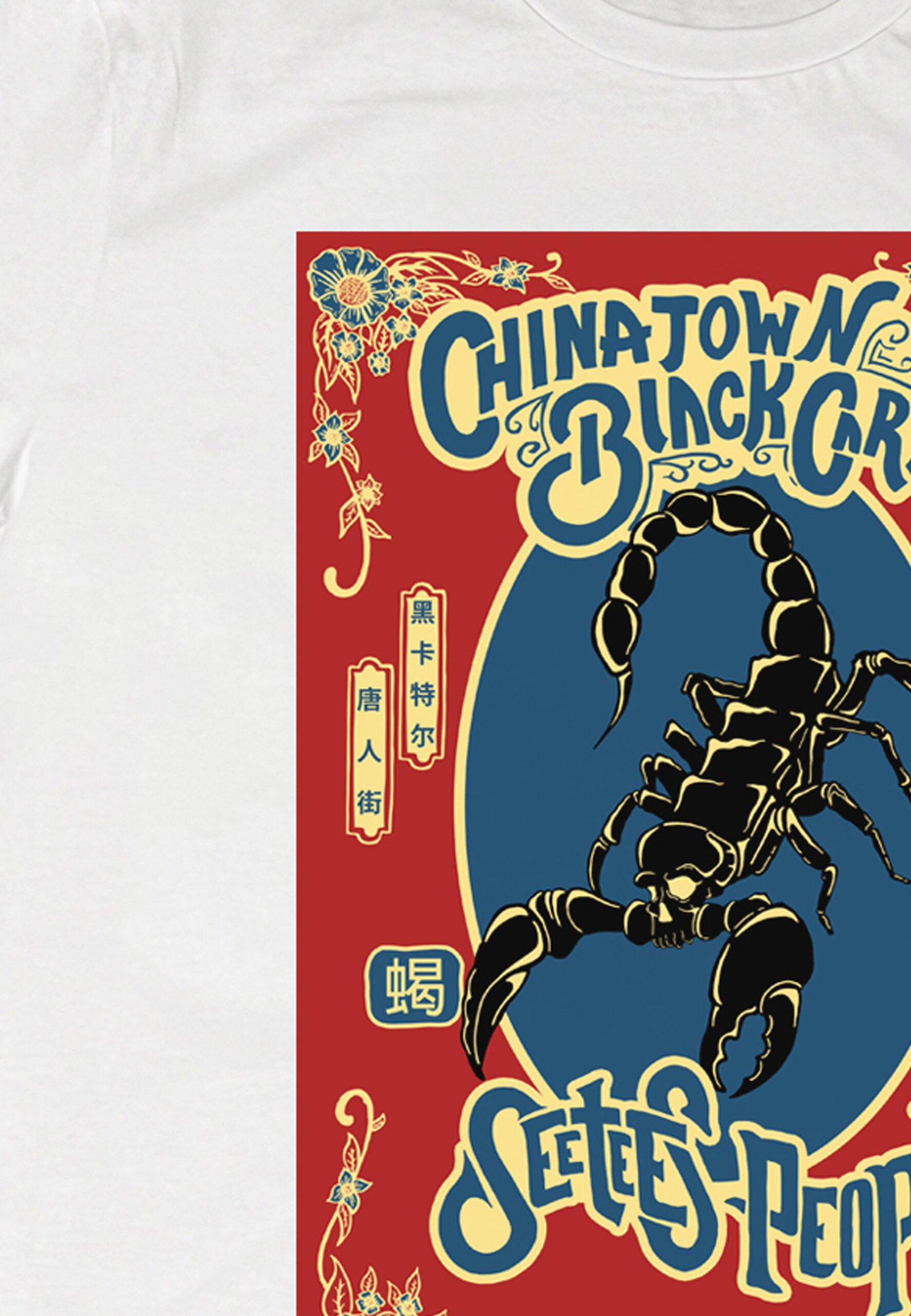 Seetees Chinatown Black Cartel Red Scorpion maglietta manica corta