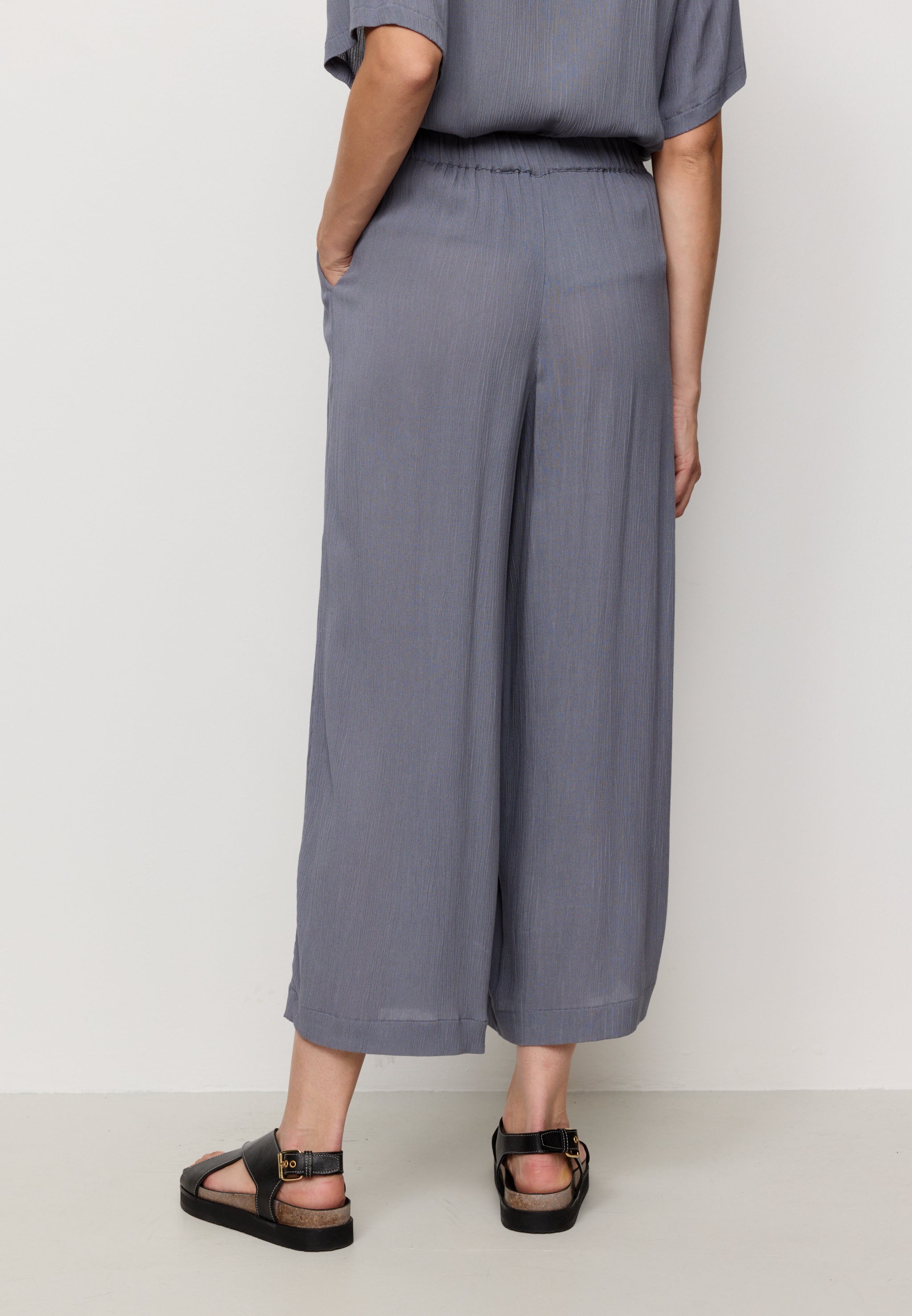 Recolution Mandevilla pantaloni 7/8 dove blue viscosa