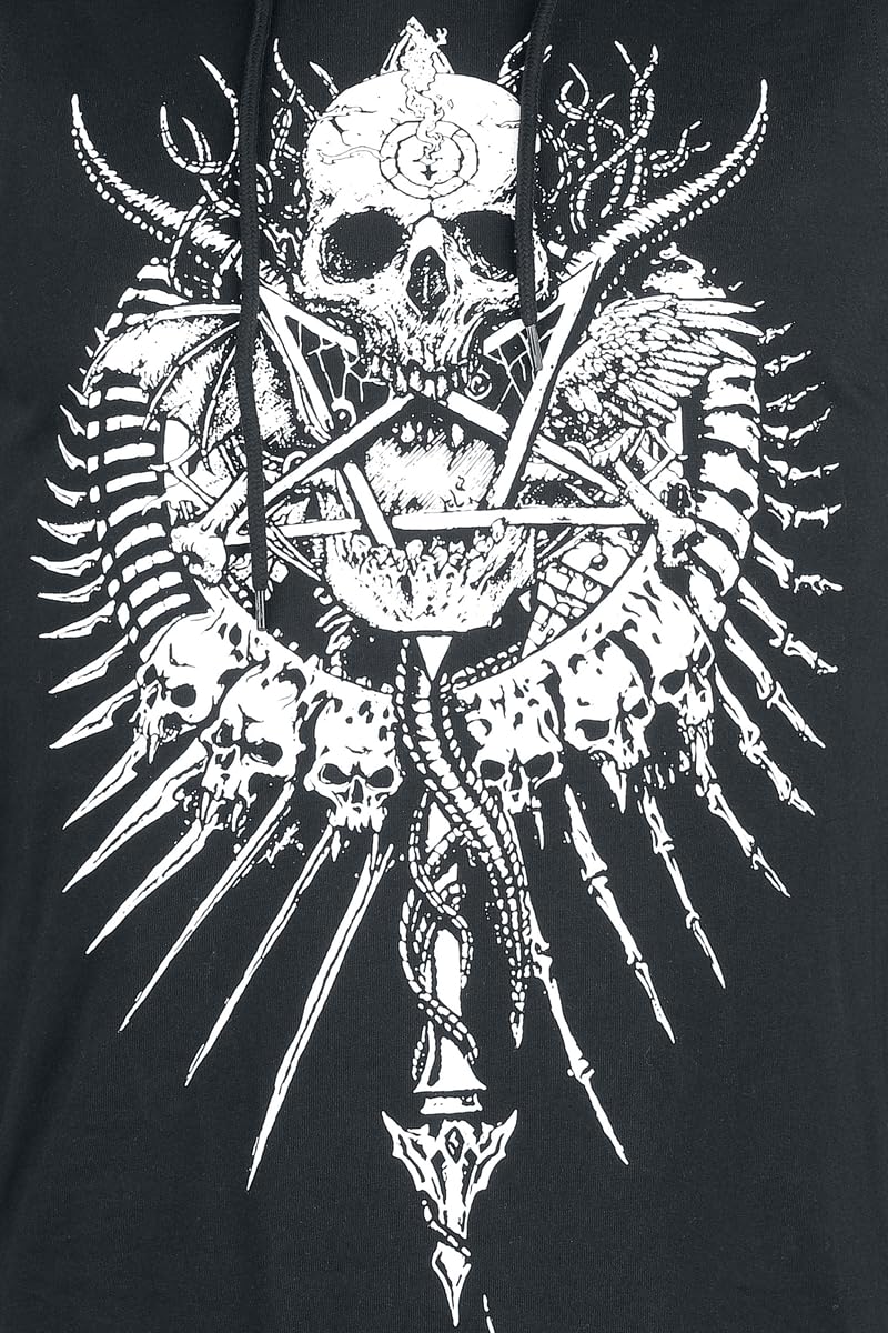 Gothicana by EMP canotta nera con cappuccio gotica