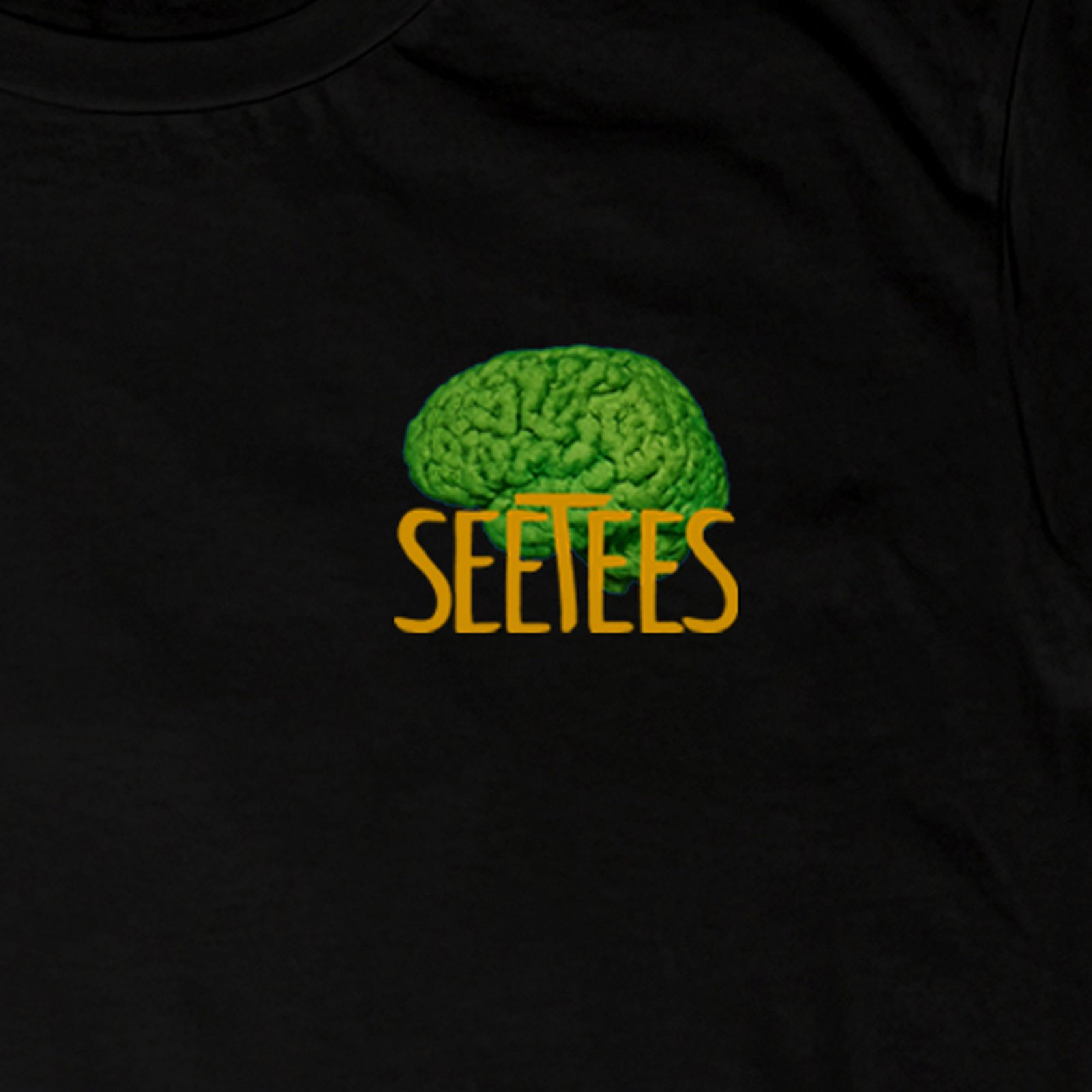 Seetees Psycho Junk Food maglietta stampa doppia