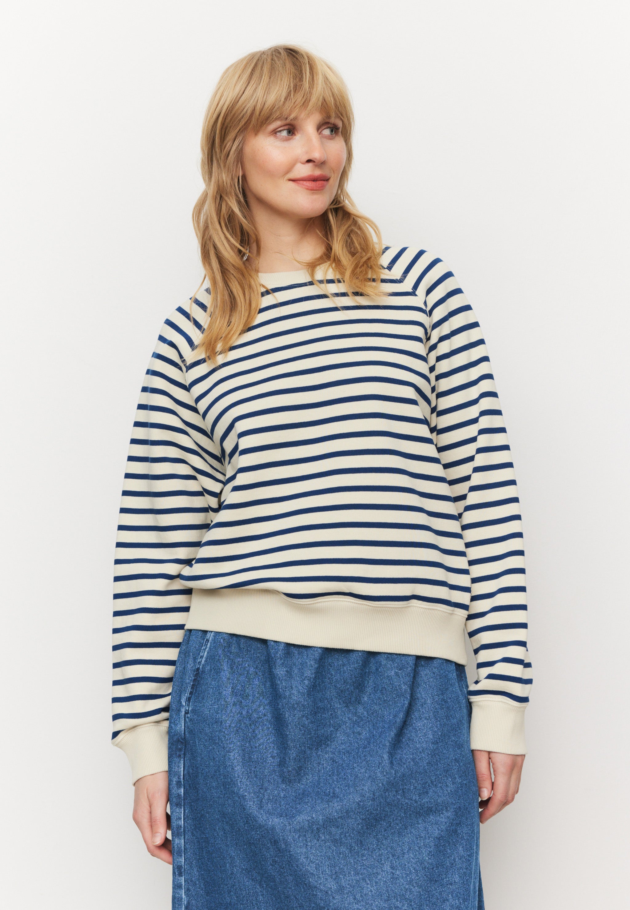 Recolution Allamanda Stripes felpa vintage blue righe