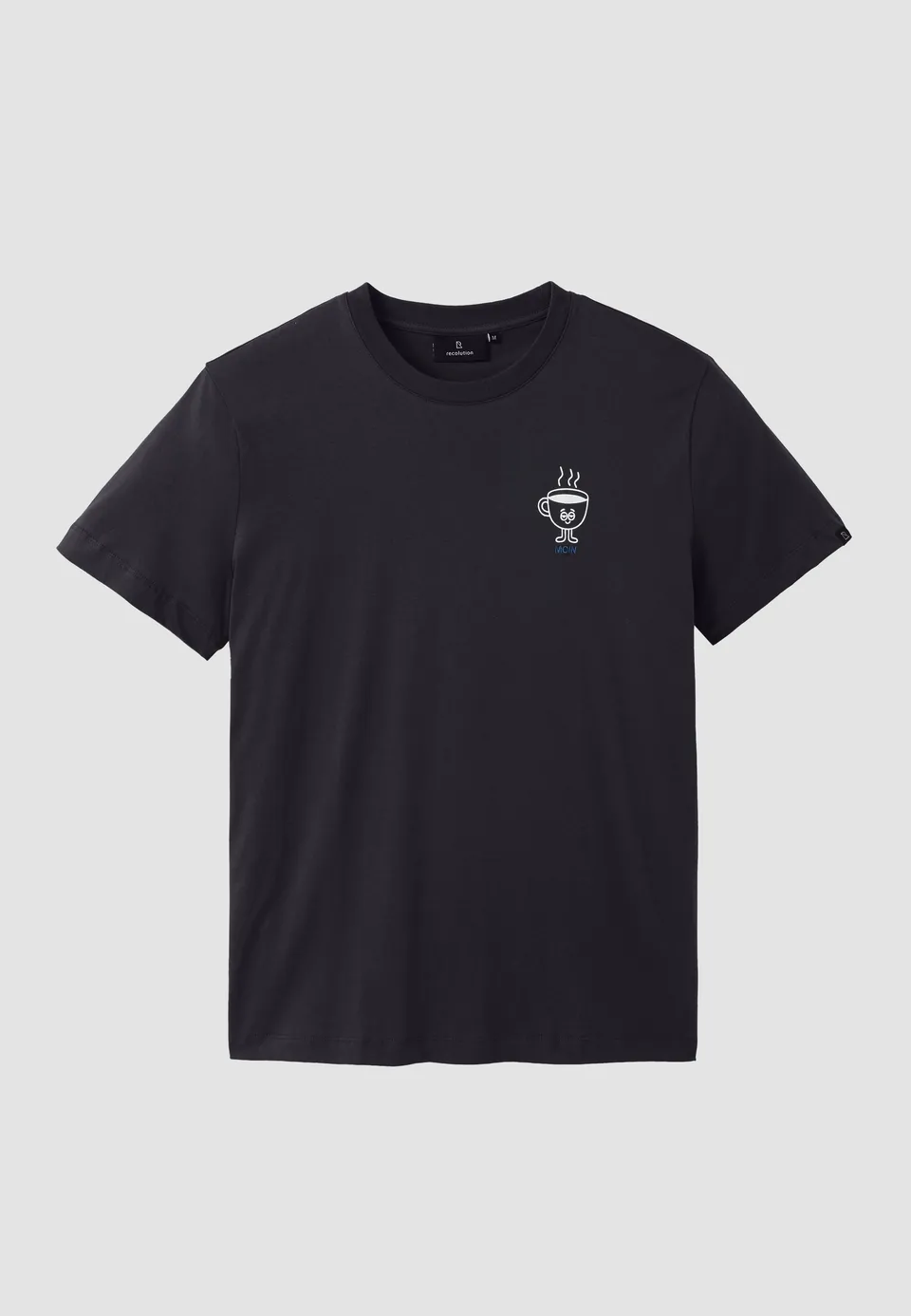 Recolution Agave Moin t-shirt nera cotone bio