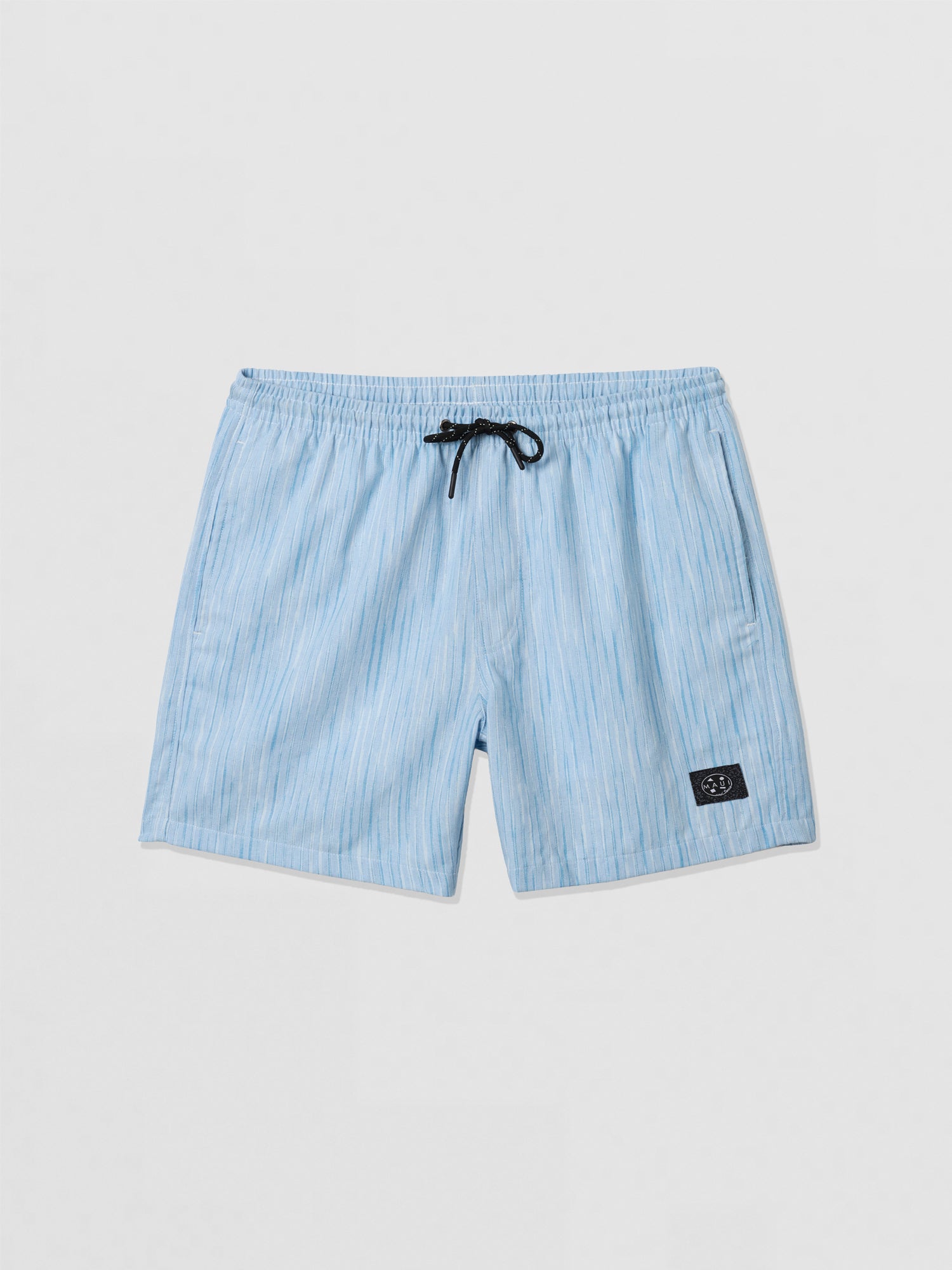 Maui and Sons Echo Walk shorts uomo azzurro rigato cotone