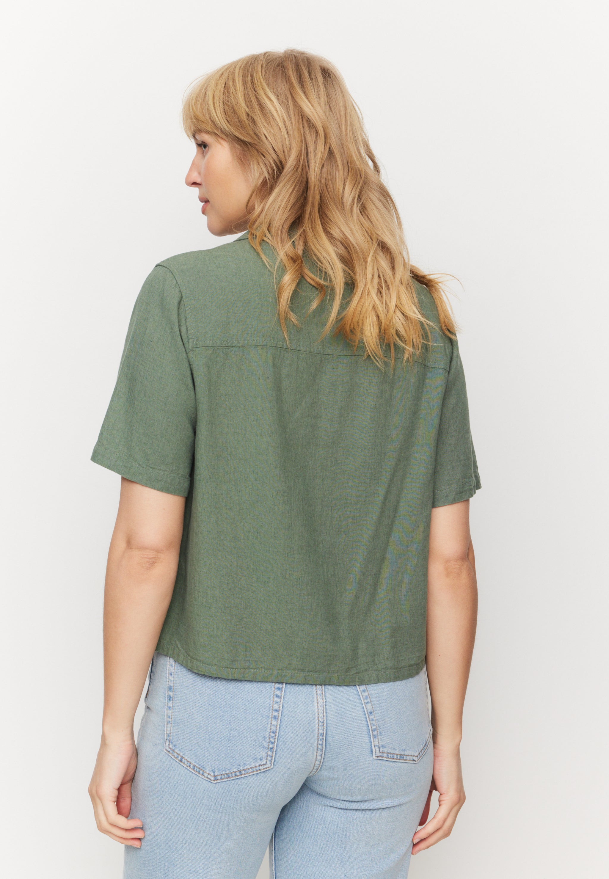 Recolution Camellia blusa cachi lino