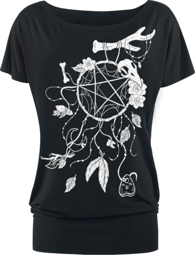 Gothicana by EMP Acchiappasogni t-shirt nera stampa davanti
