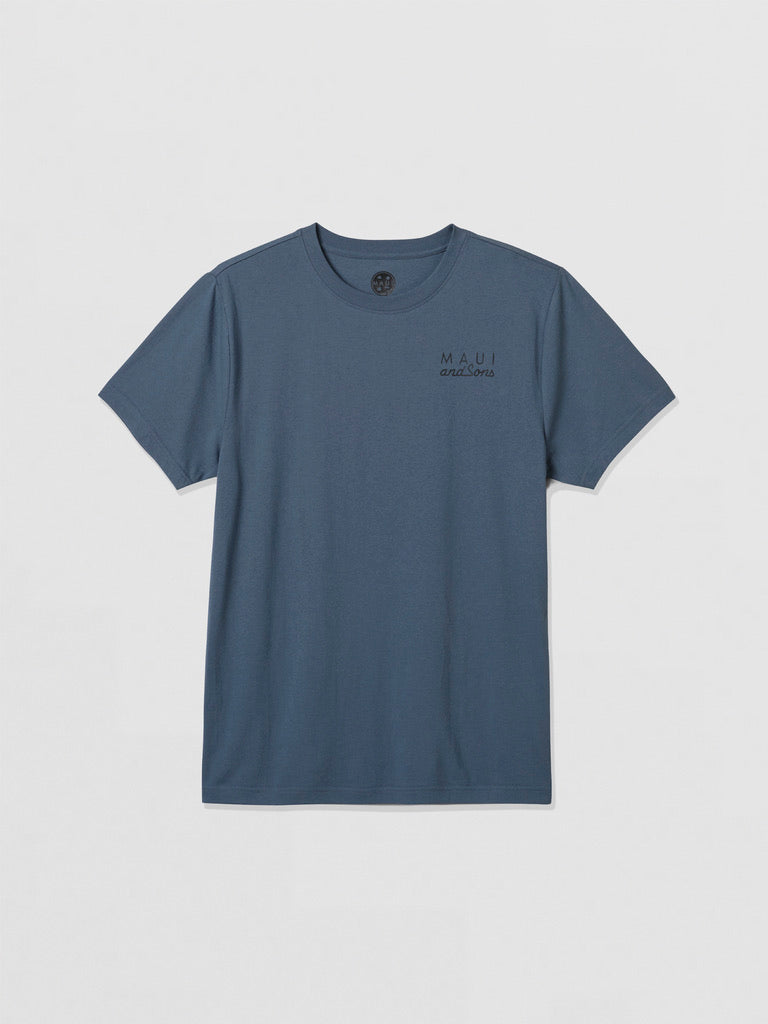 Maui and Sons Cookie 2.0 t-shirt cotone blu