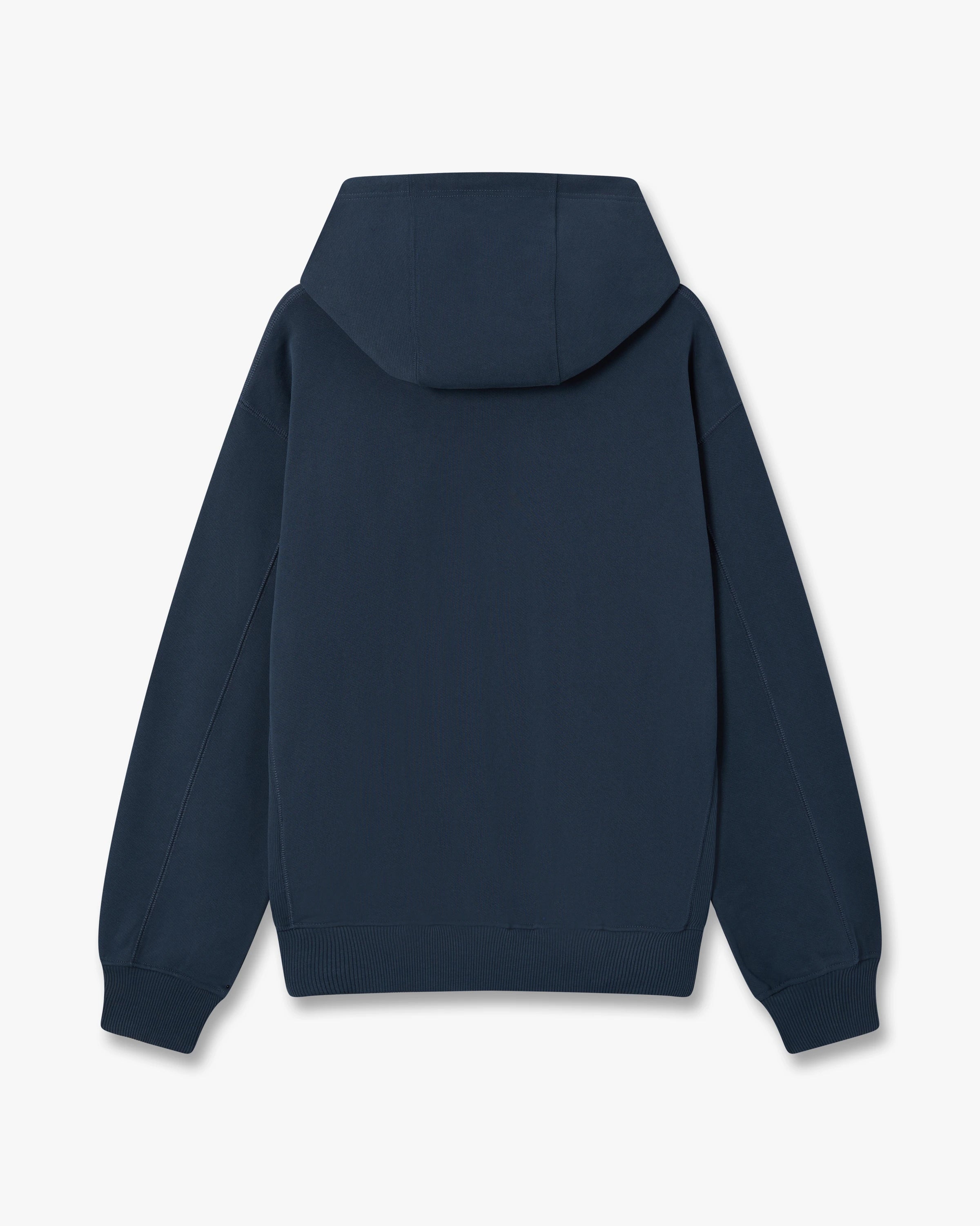 Casablanca Diamond Logo felpa cappuccio cotone blu navy