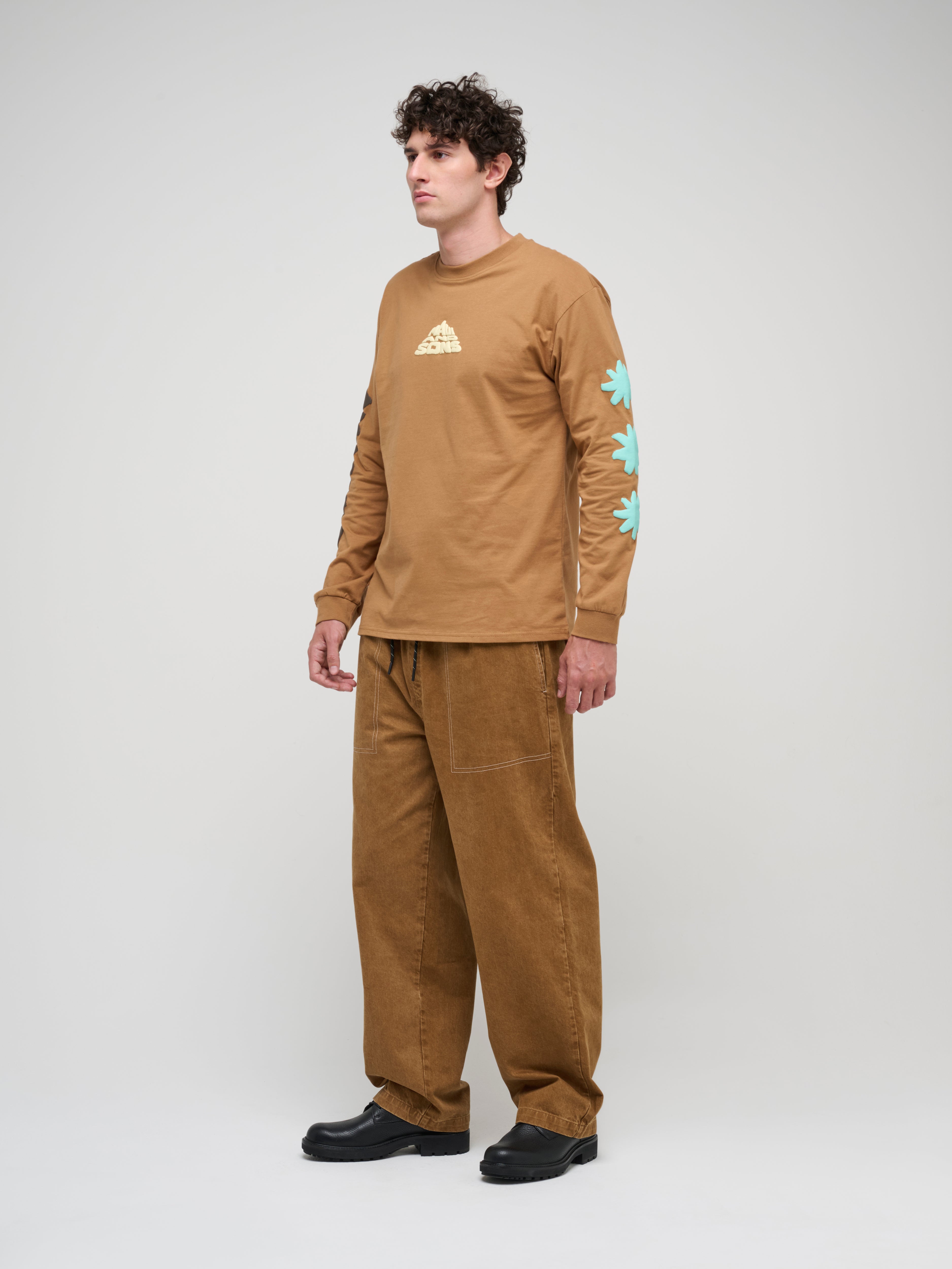 Maui and Sons Artifact Puff Maglia Manica Lunga Cotone