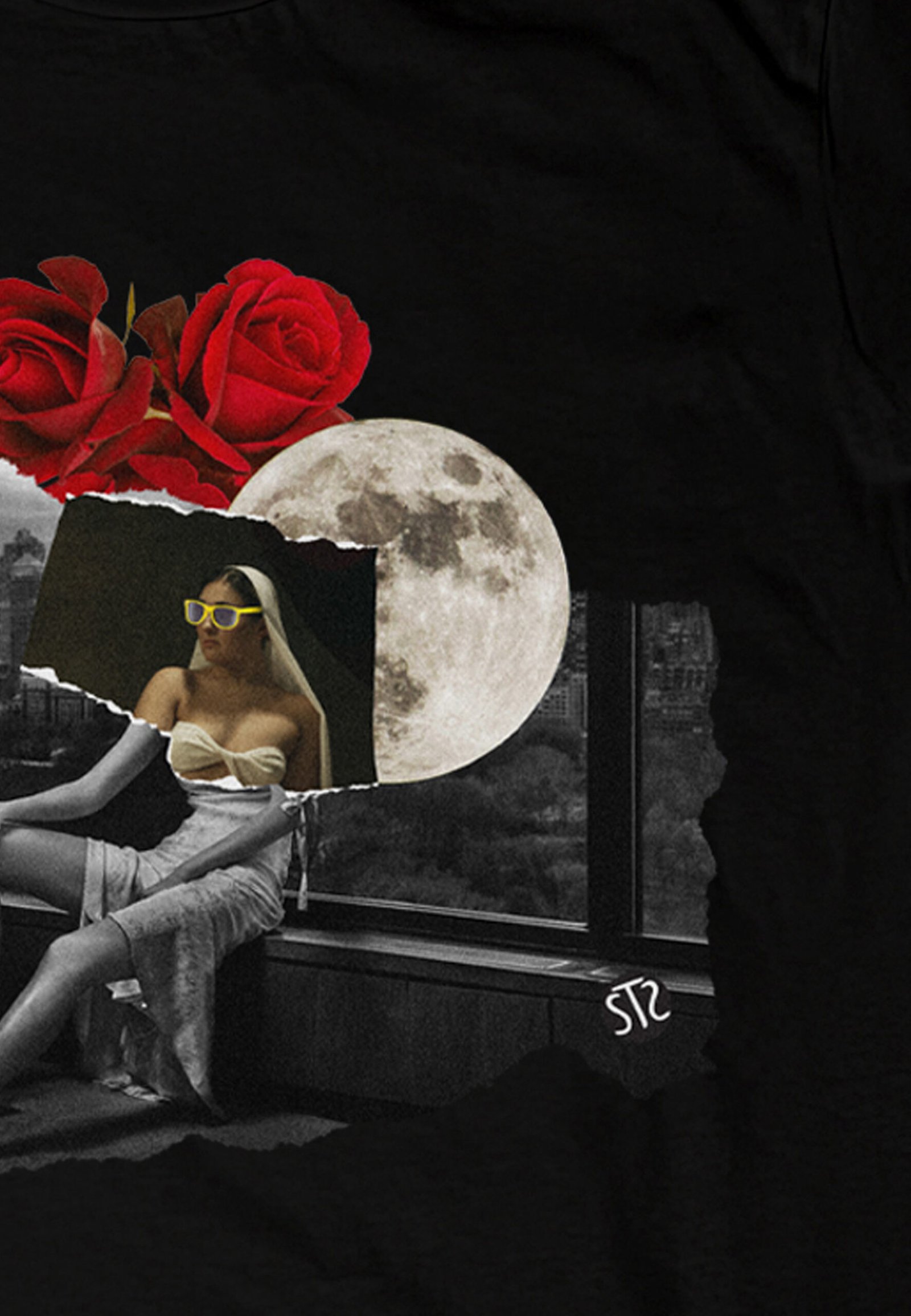Seetees Scatti Moon t-shirt donna traspirante