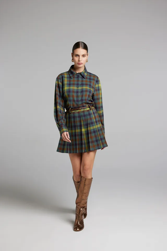 Sarah Chole 28012 gonna pied de poule poliviscosa