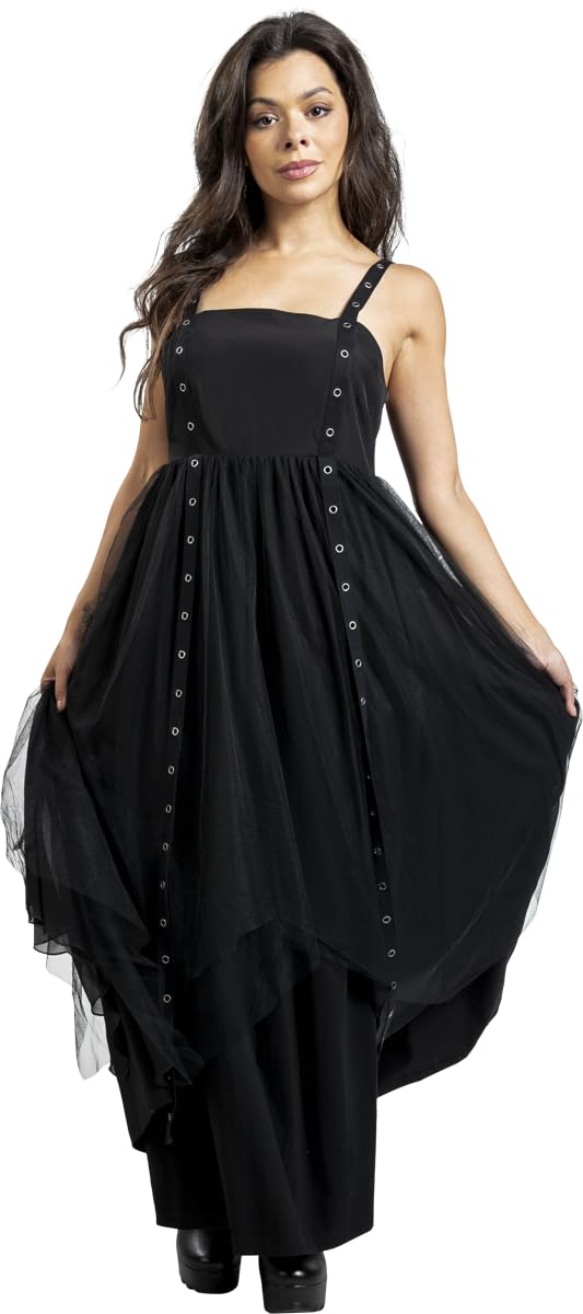 Gothicana by EMP vestito nero midi lunghezza media