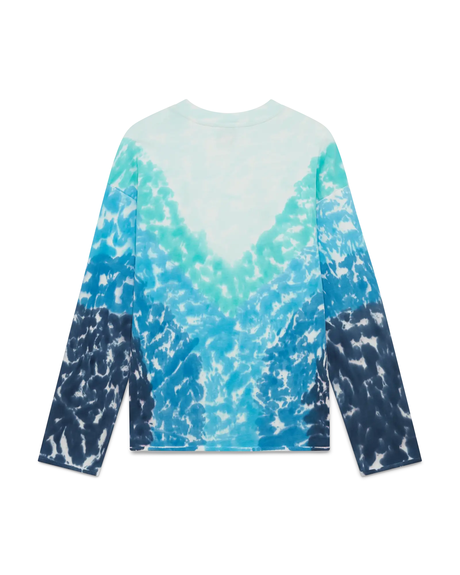 Casablanca Surf Lotus T-shirt Manica Lunga tie dye