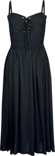 Gothicana by EMP abito lungo donna nero pizzo