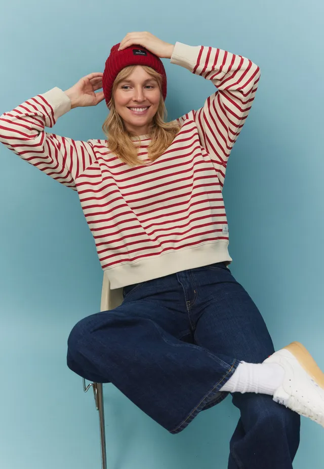 Recolution Allamanda Stripes felpa signal red righe
