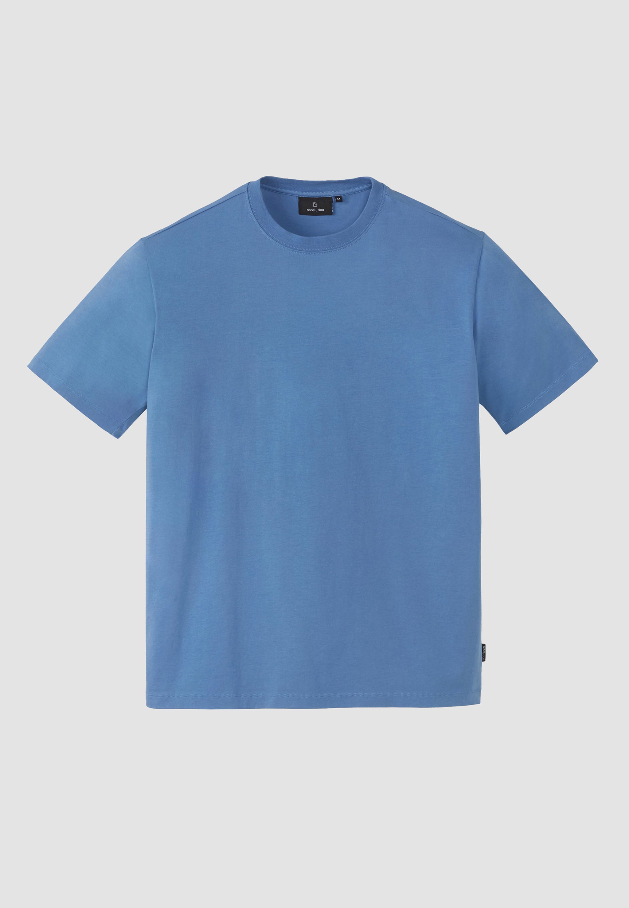 Recolution Aposeris t-shirt blu elettrico cotone bio