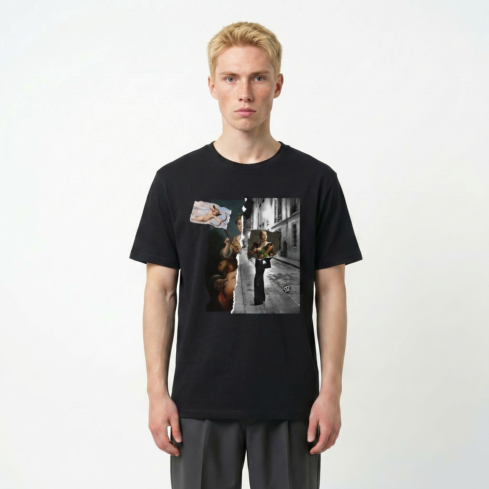 Seetees Scatti Street Market t-shirt stampa foto