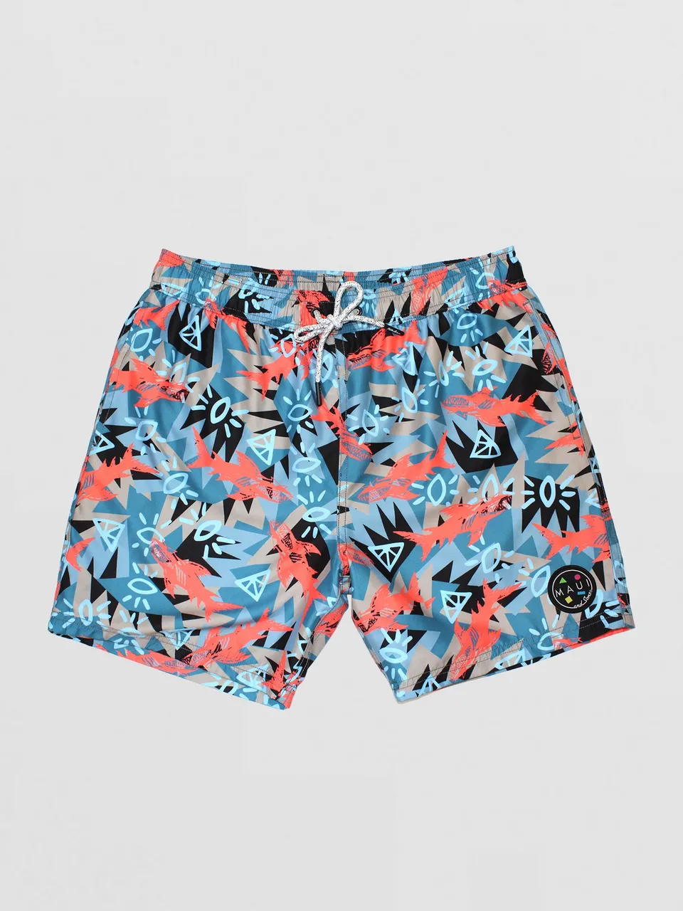 Maui and Sons Shark Tank shorts mare corallo 17 pollici