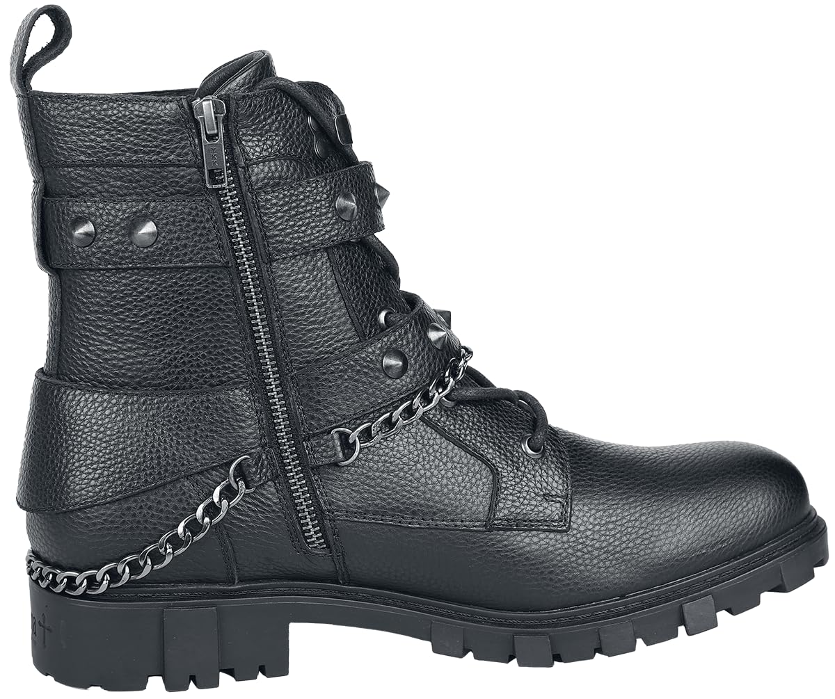 Gothicana by EMP stivali neri uomo catene taglia 45