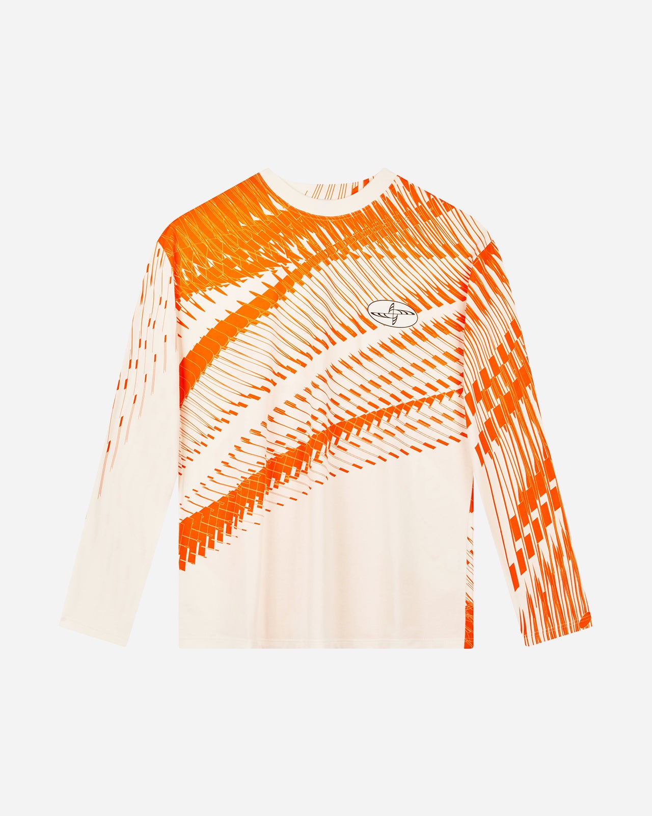 Noskra Brutal T-shirt manica lunga stampa all-over cotone