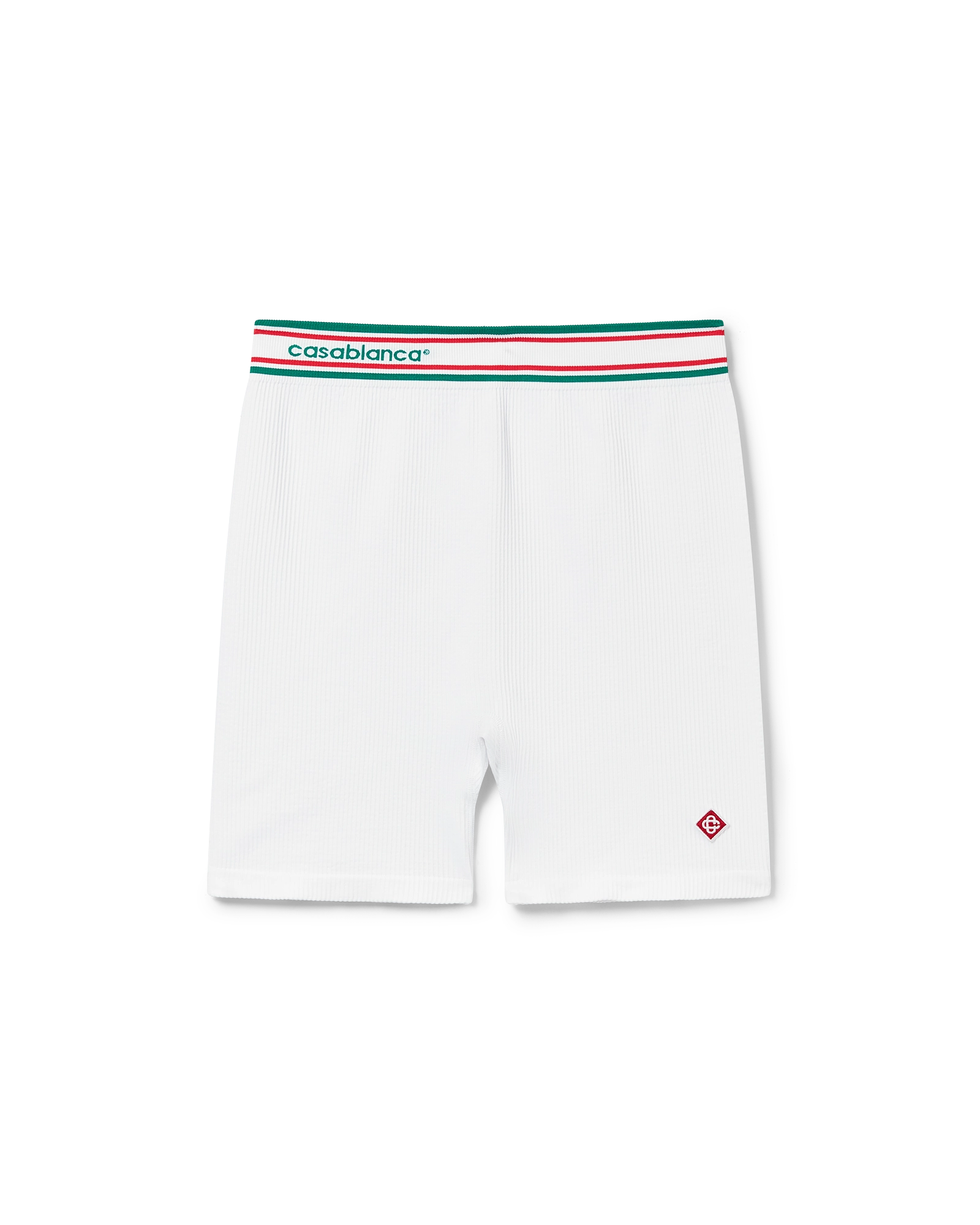Casablanca Seamless shorts bianco sportivi