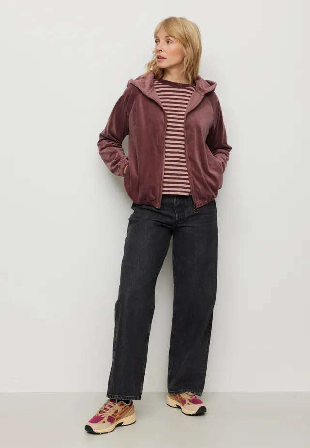 Recolution Heliconia felpa zip bacca cotone bio