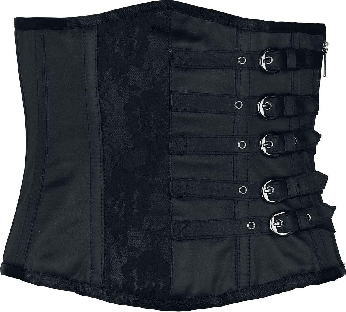 Gothicana by EMP Corsetto Underbust Nero con Fibbie