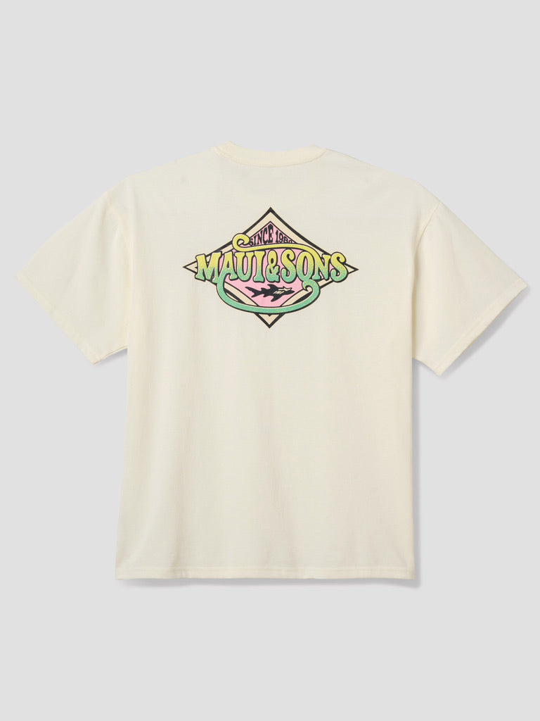 Maui and Sons Movin maglietta boxy fit grafica surf