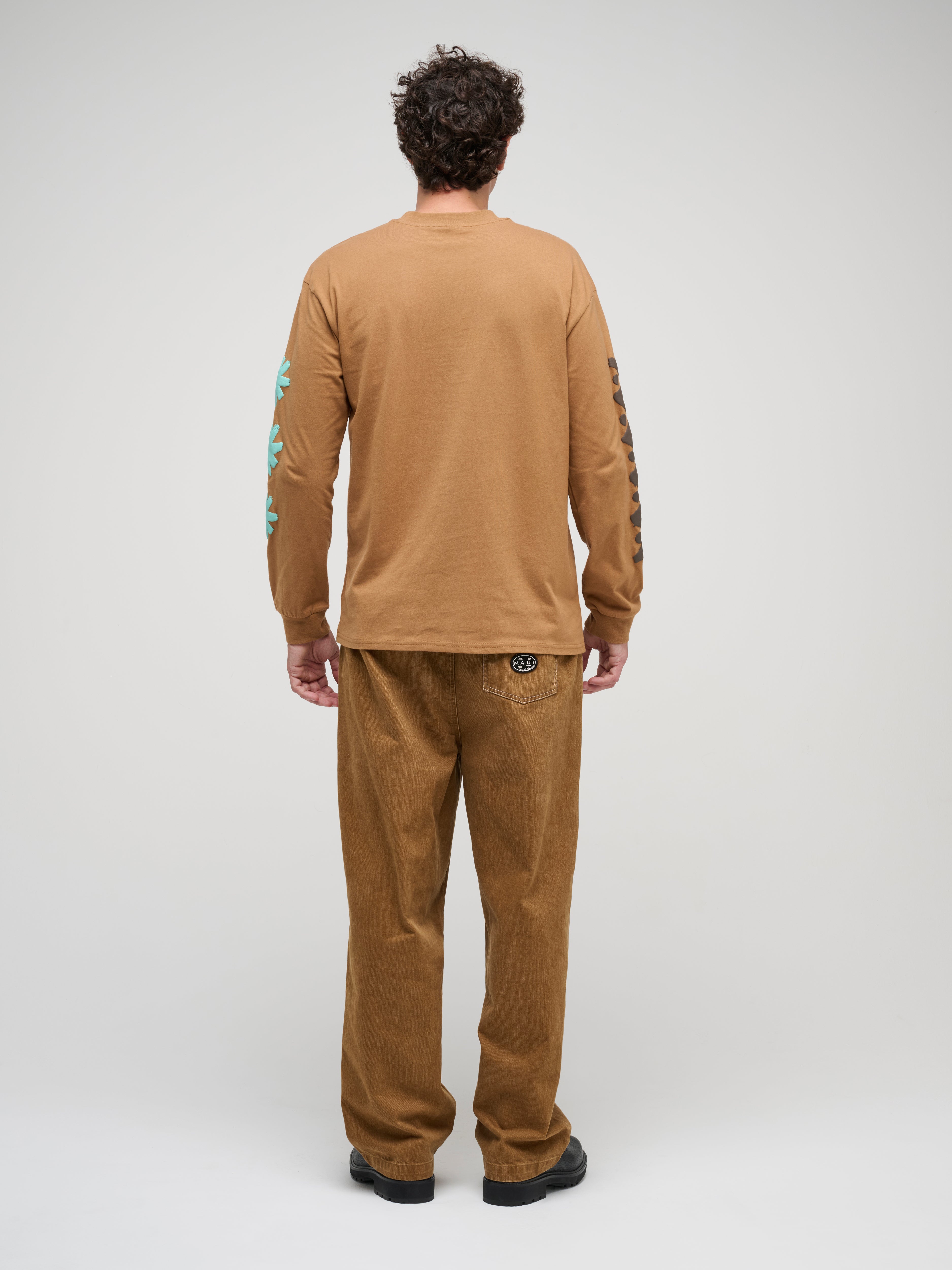 Maui and Sons Artifact Puff Maglia Manica Lunga Cotone