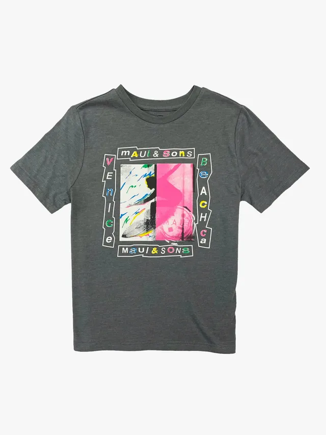 Maui and Sons Split Screen t-shirt bambino carbone