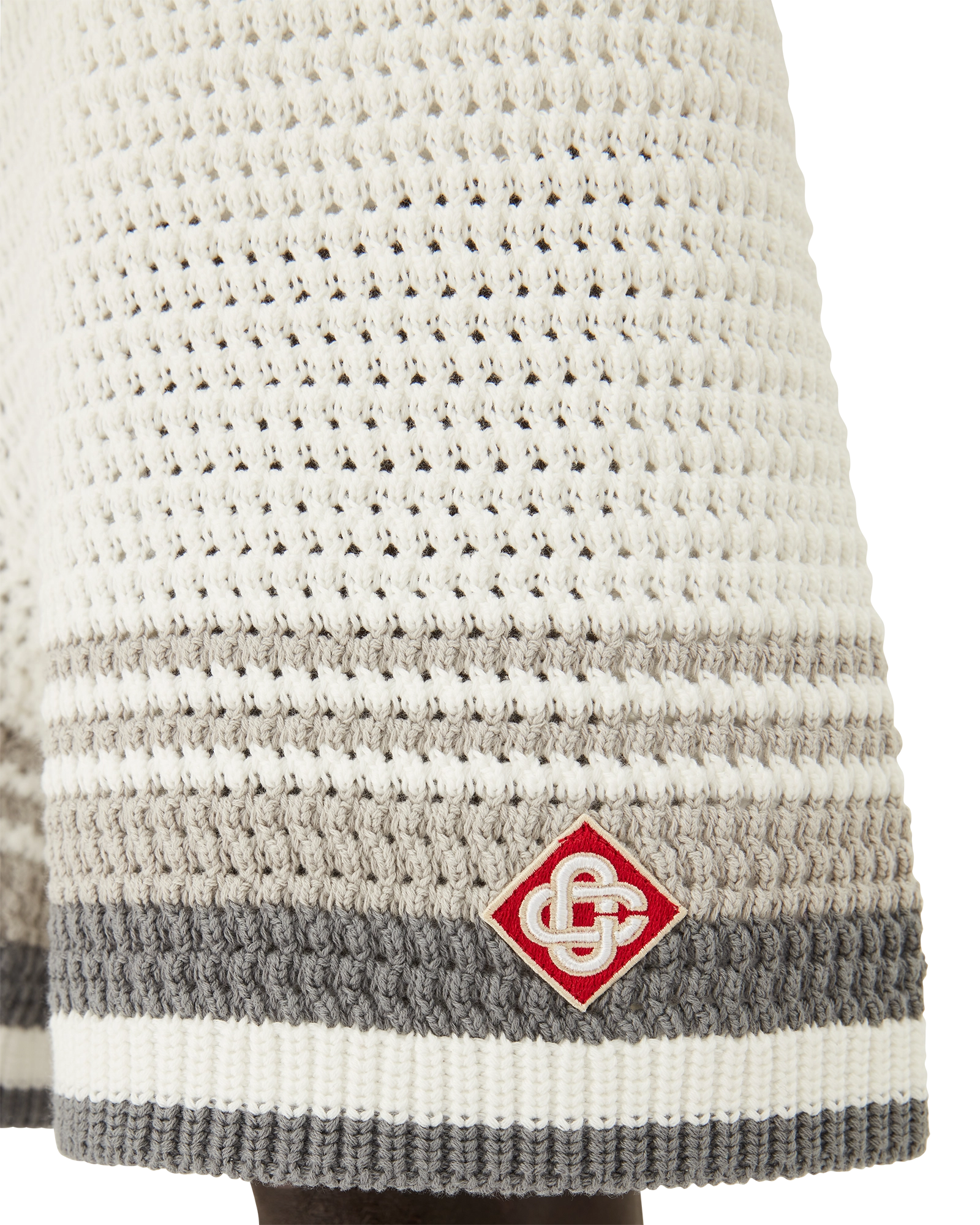 Casablanca Tennis Crochet Pantaloncini Bianchi Cotone