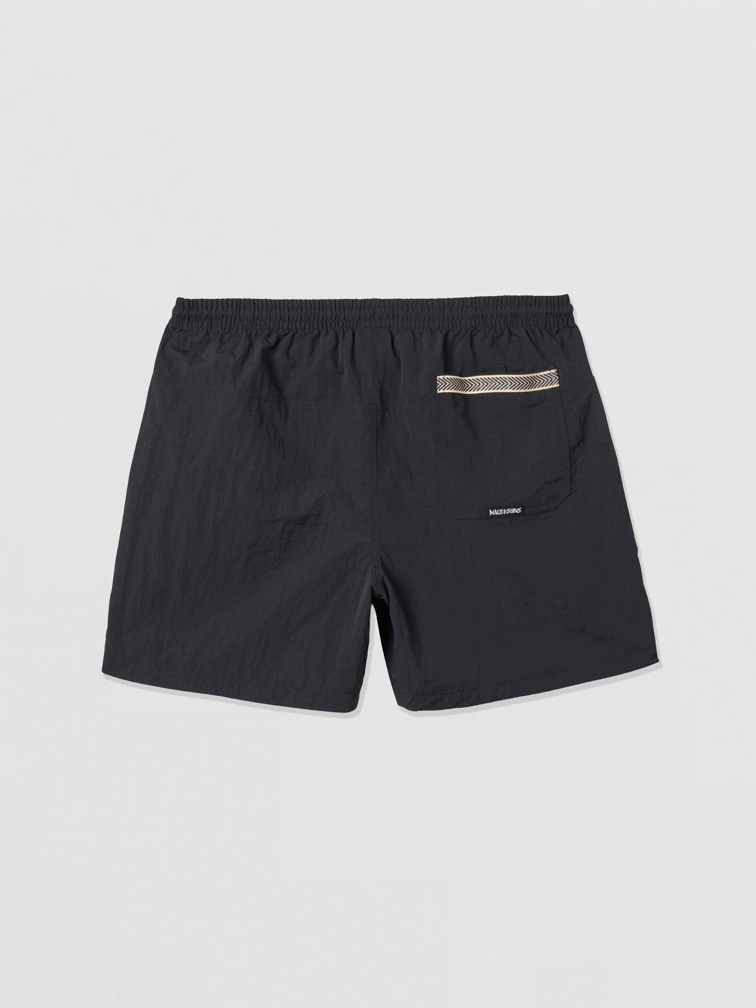 Maui and Sons Skyburn pantaloncini neri nylon rapido