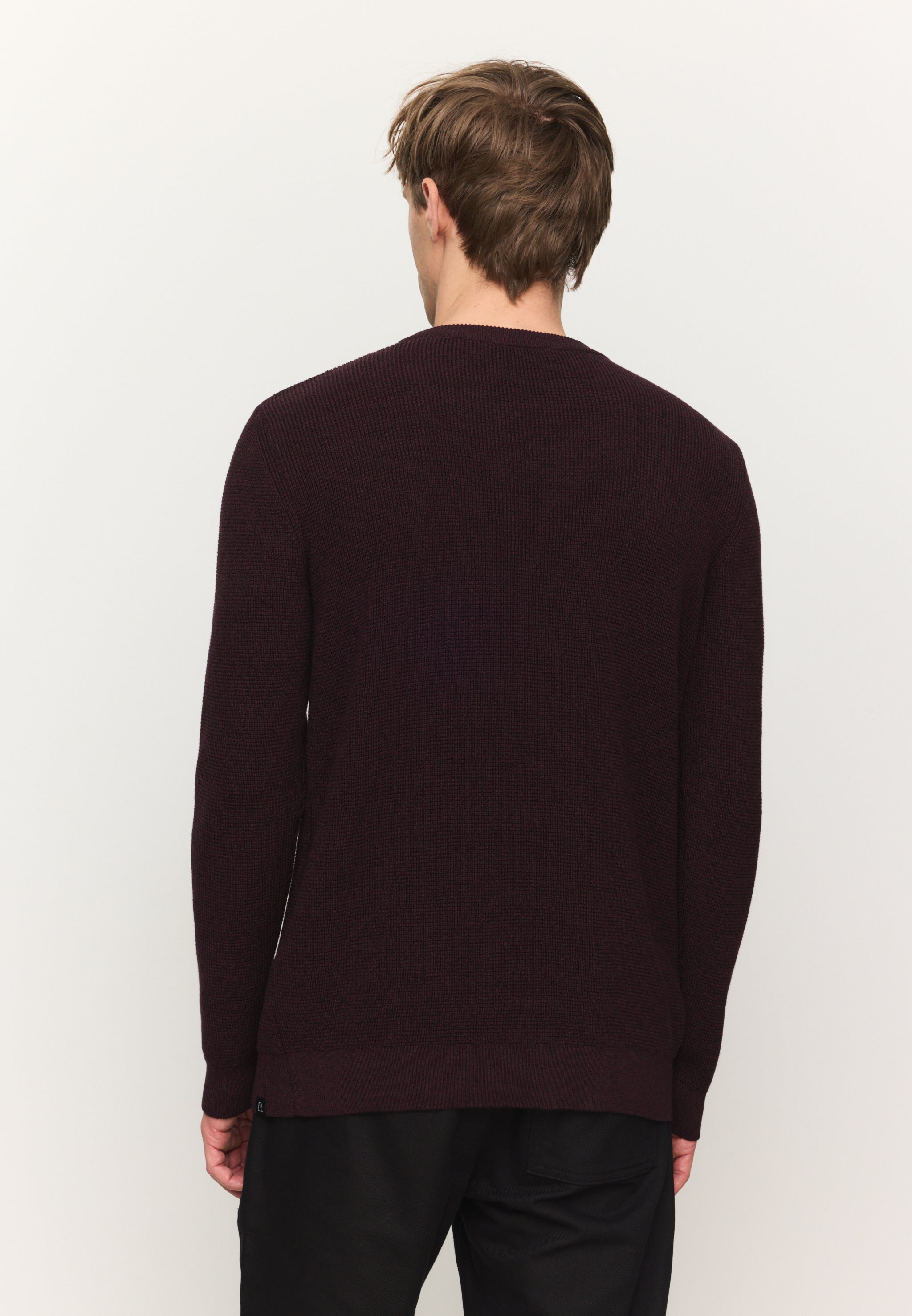Recolution Bacopa maglione cotone dark plum caldo