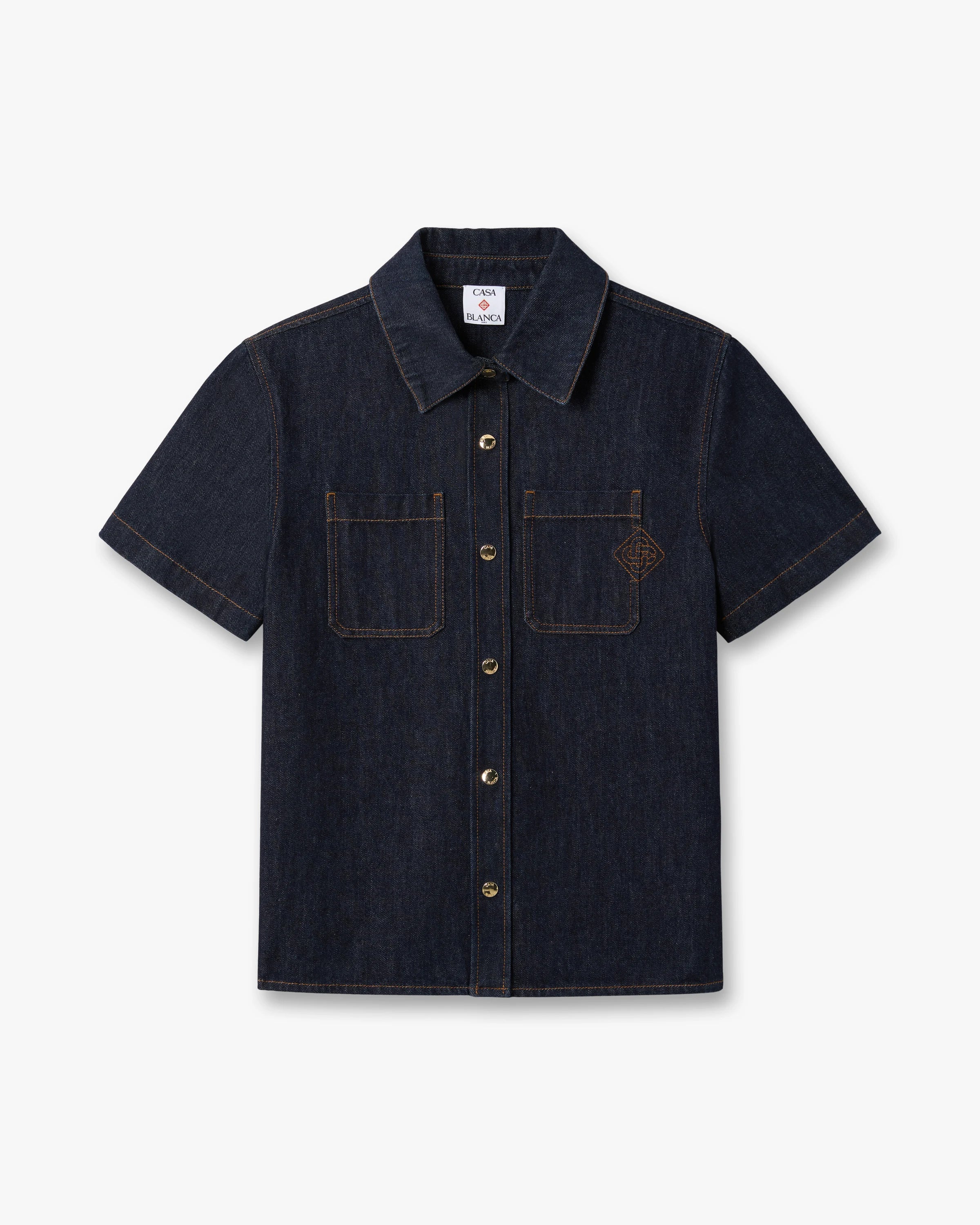 Casablanca Raw Denim camicia donna cotone indaco