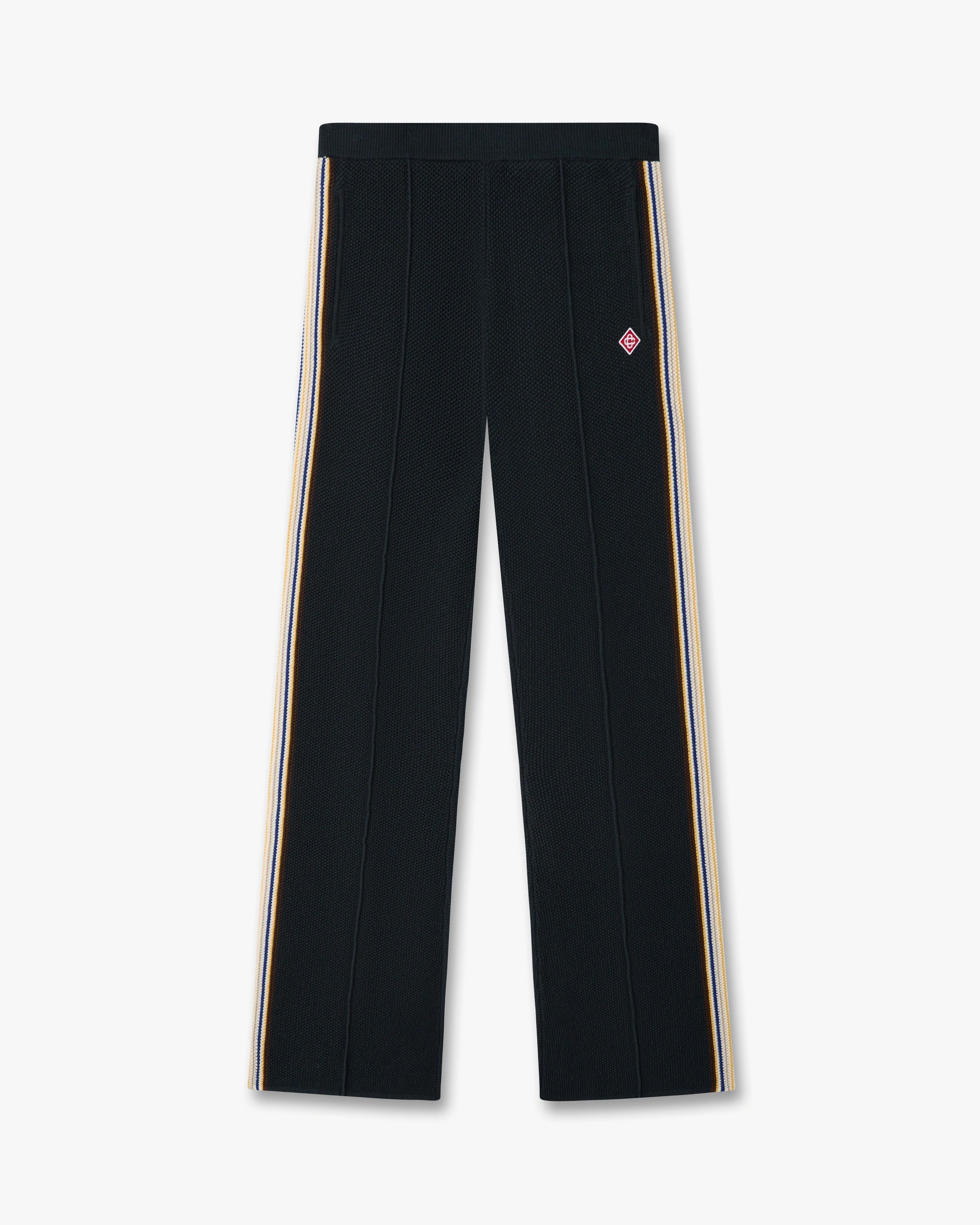 Casablanca Café Culture pantaloni tuta navy in lana