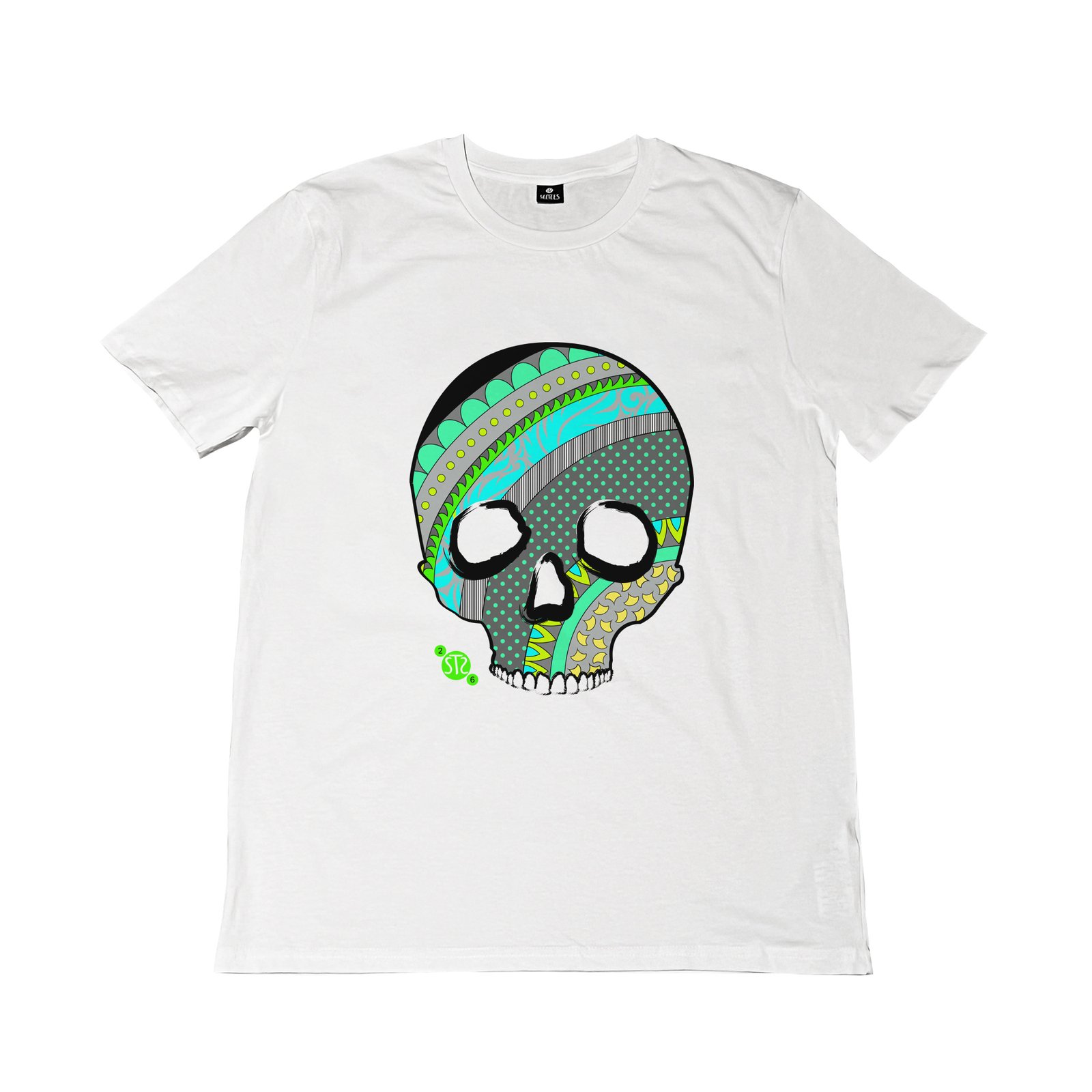 Seetees Skulls 2 of 6 t-shirt manica corta