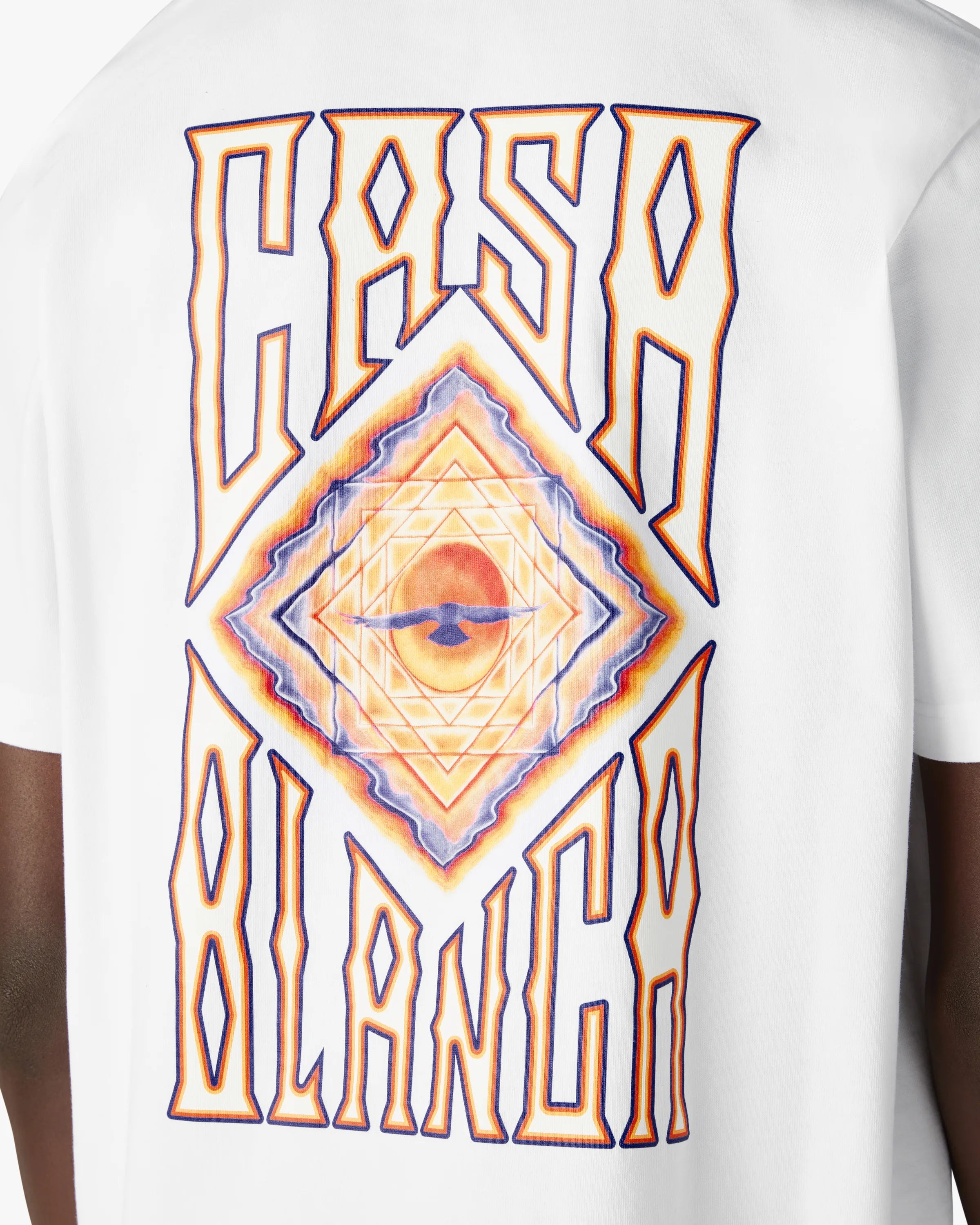 Casablanca Hermons Mirage t-shirt bianca cotone