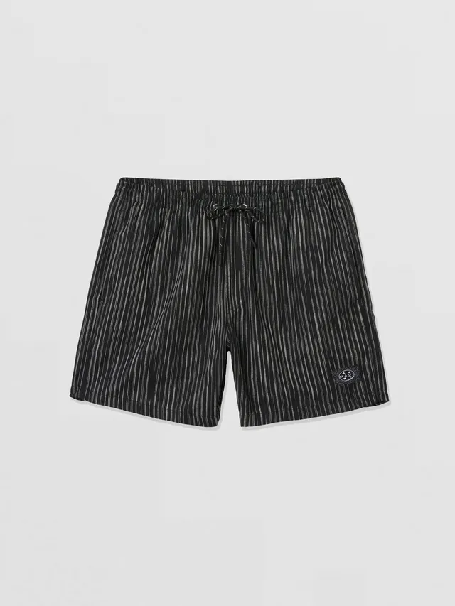 Maui and Sons Echo Walk shorts uomo azzurro rigato cotone