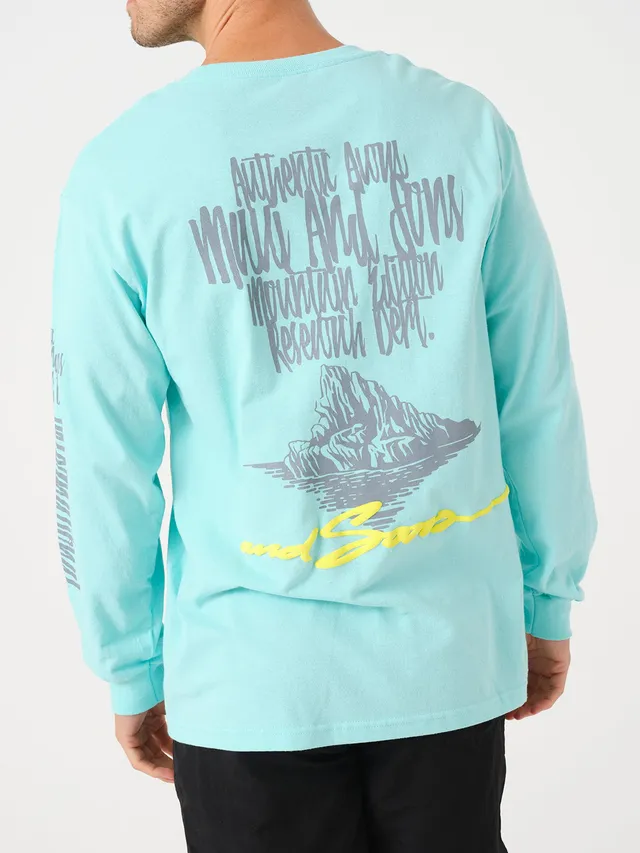Maui and Sons Mountain Edition Maglia Manica Lunga Celadon
