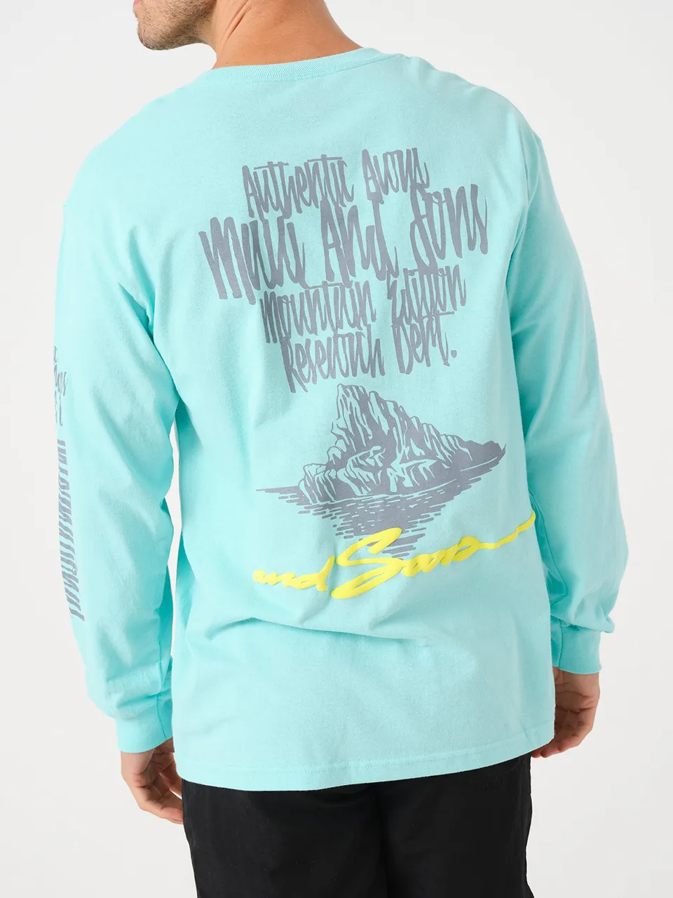 Maui and Sons Mountain Edition Maglia Manica Lunga Celadon