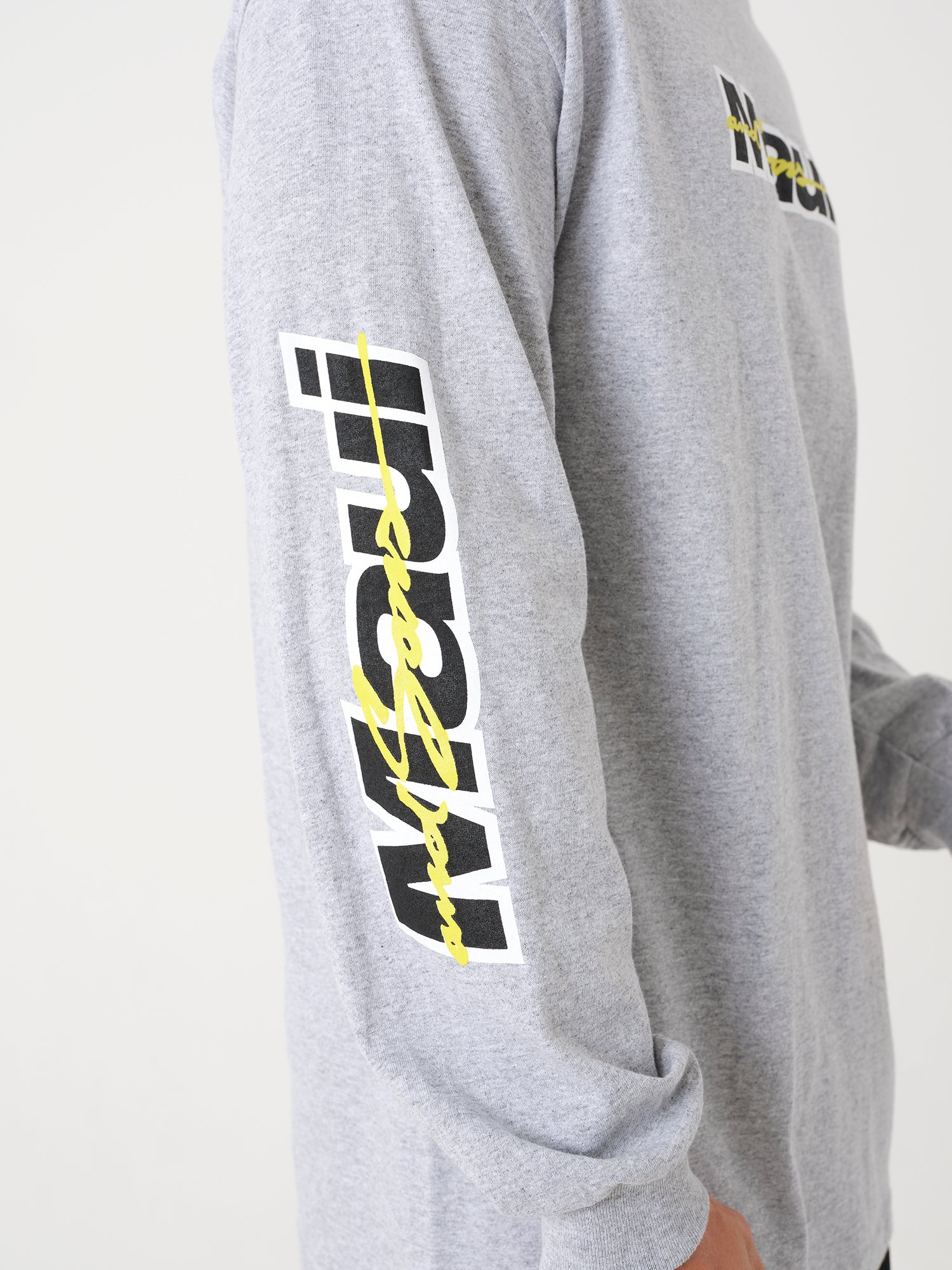 Maui and Sons Speed maglia maniche lunghe grigio sport cotone