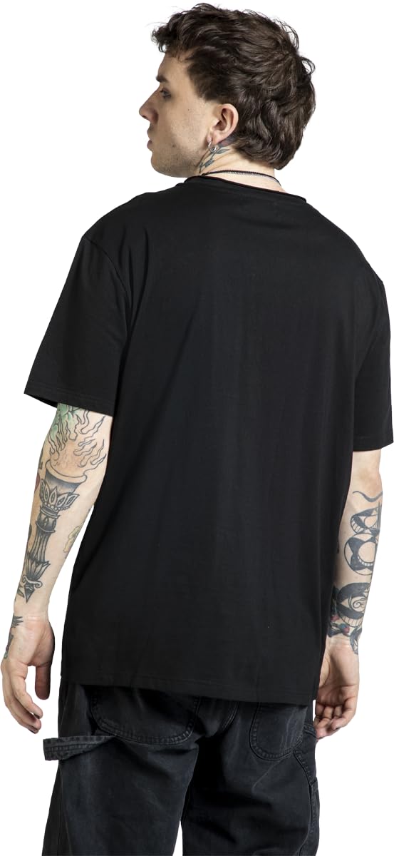 Gothicana by EMP T-Shirt Croce Zip Nera L cotone