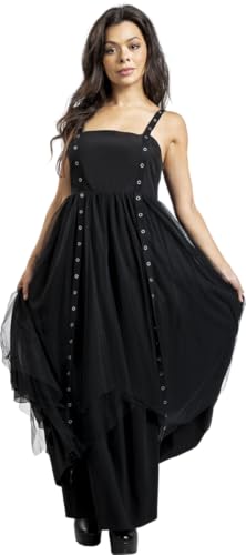 Gothicana by EMP vestito nero midi lunghezza media