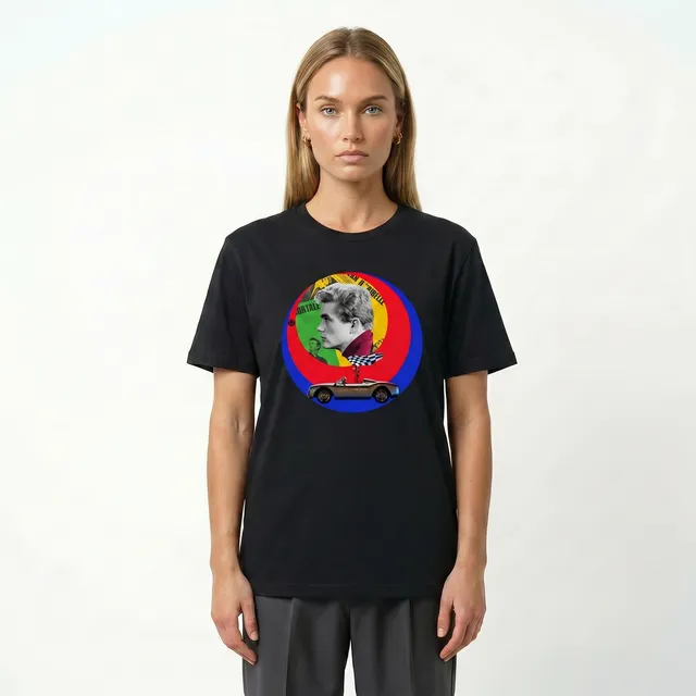 Seetees Dean t-shirt stampa motori comoda